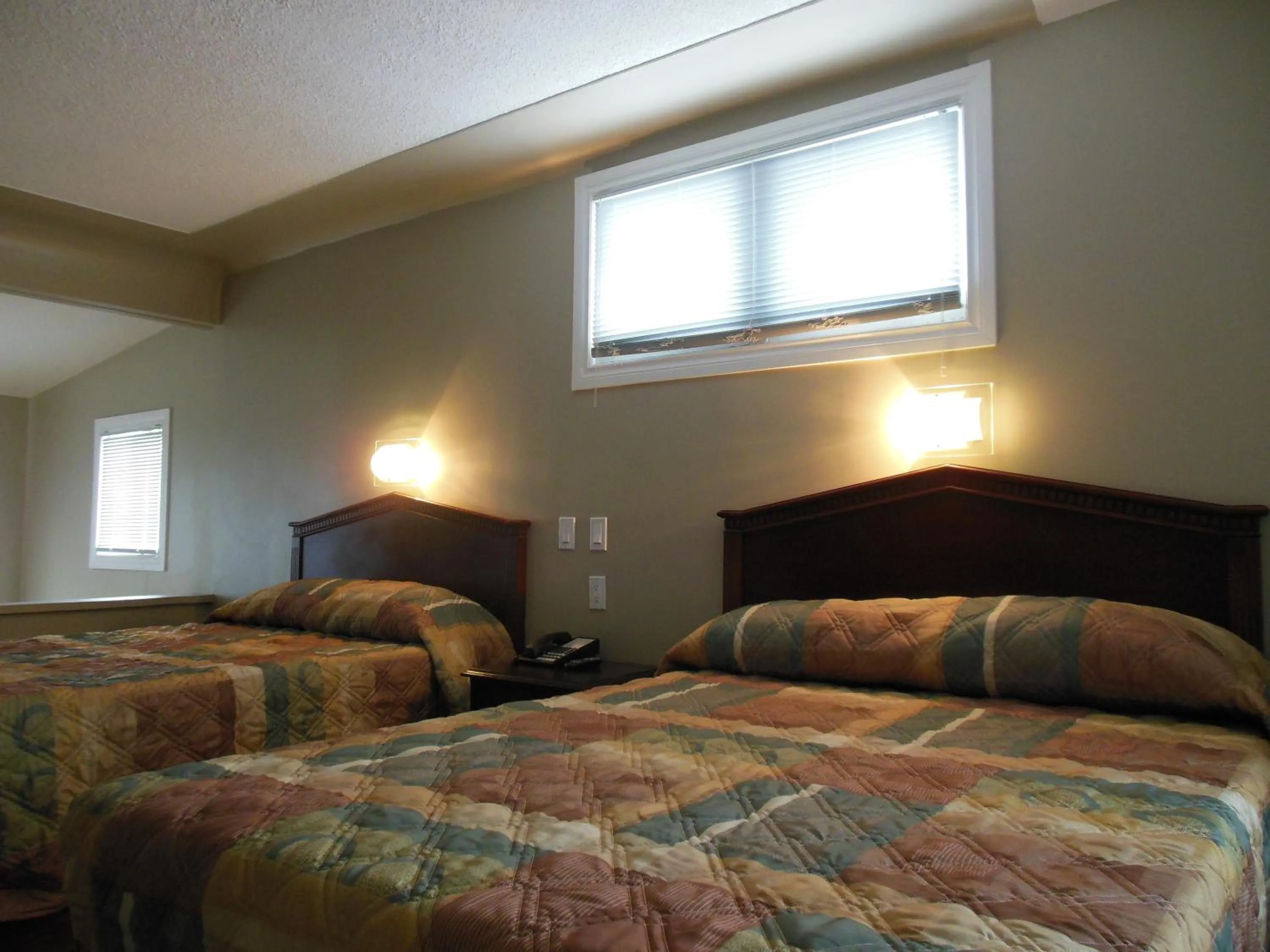 Bed in Motor Court Motel