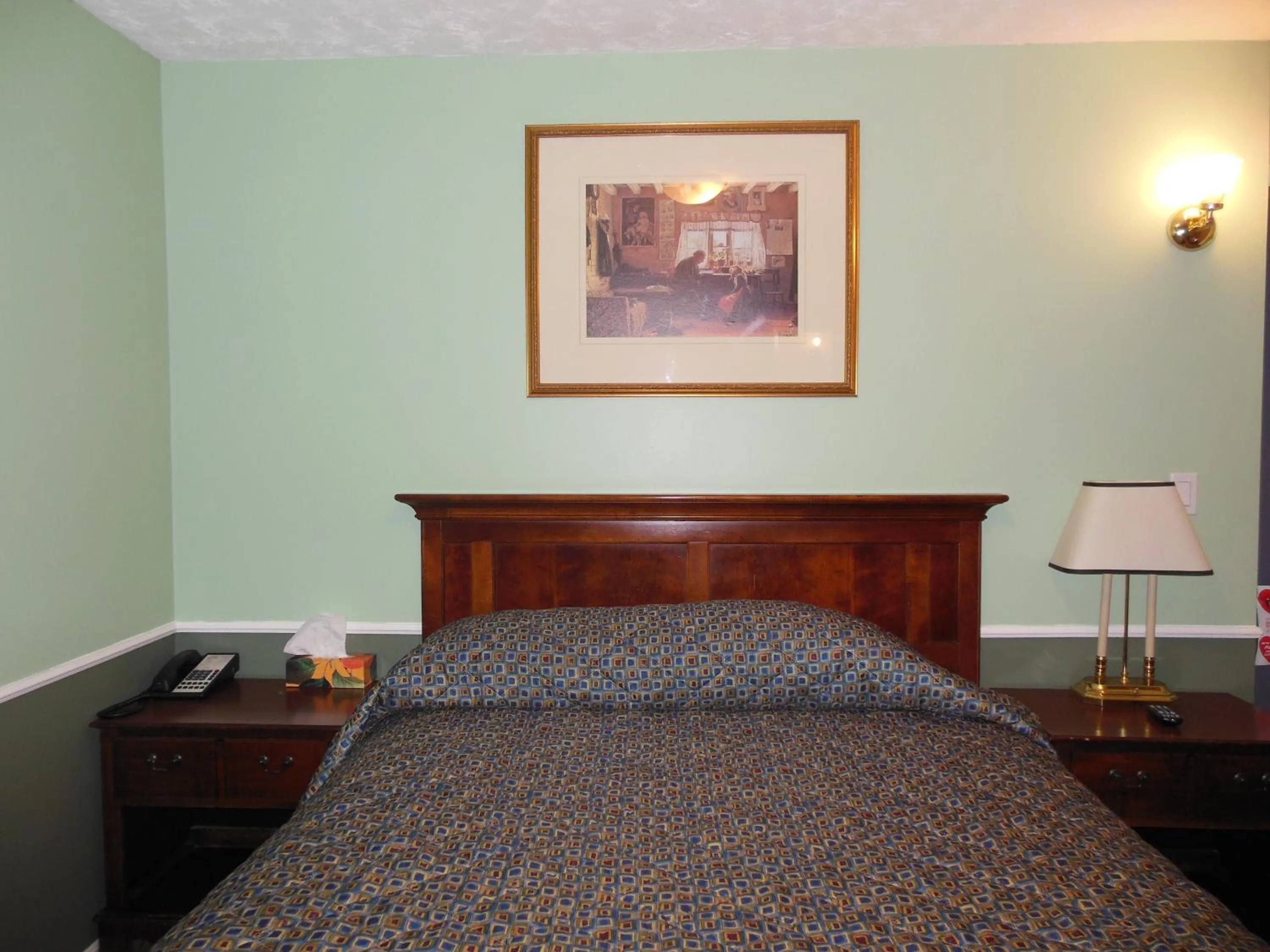 Bed in Motor Court Motel