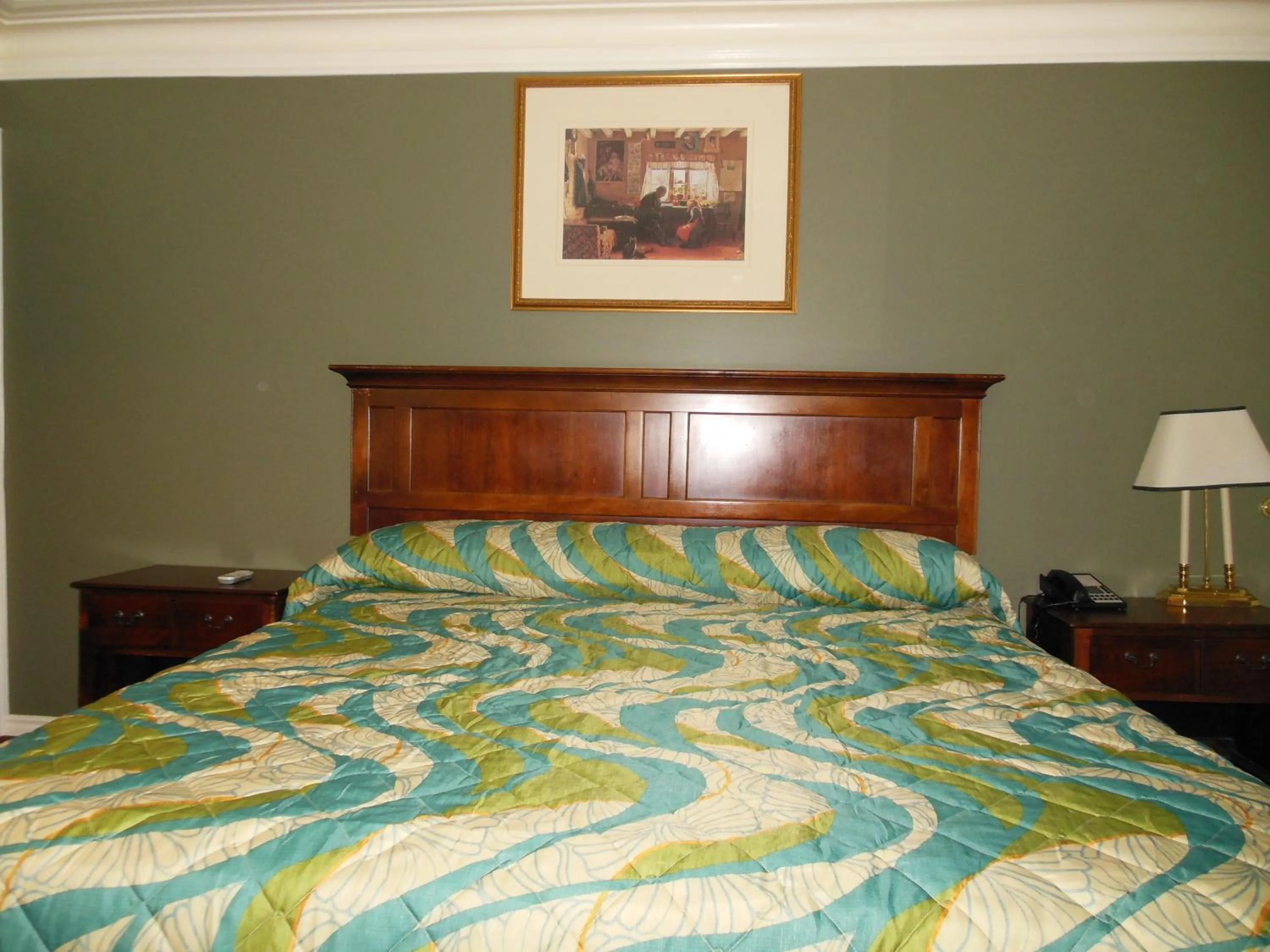 Bed in Motor Court Motel