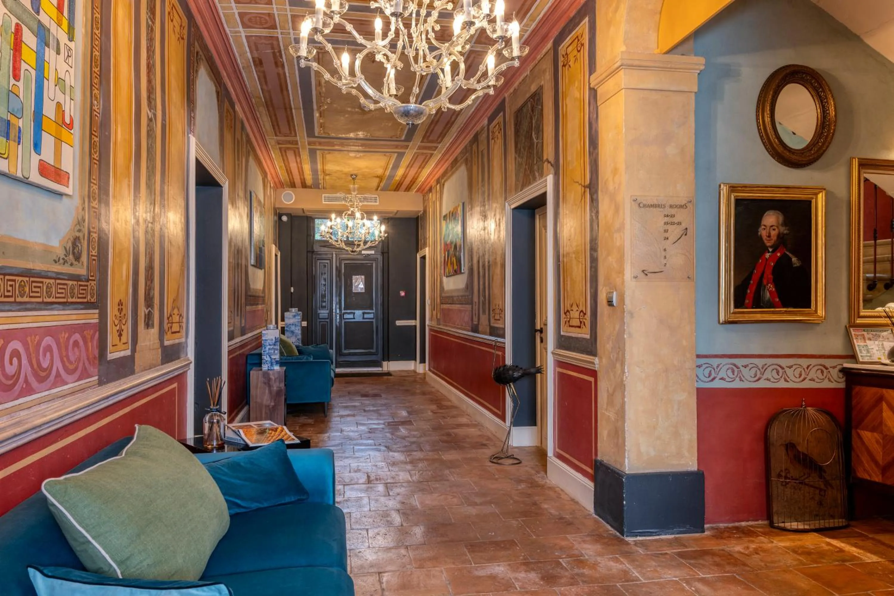 Living room in Villa Augusta