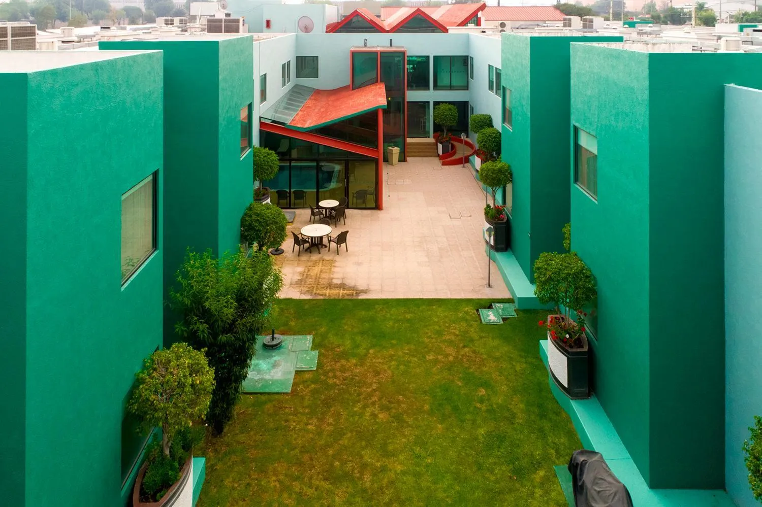 Patio in Excellence Express & Suites