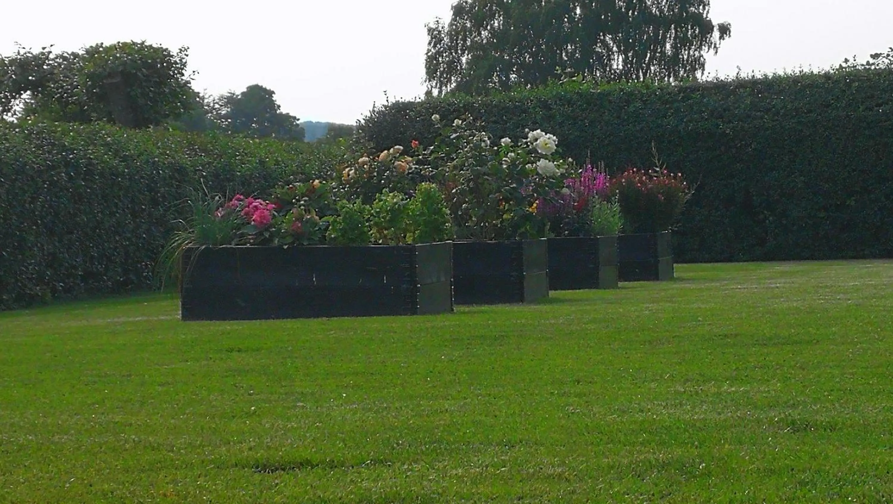 Garden view in Kastanievejens overnatning