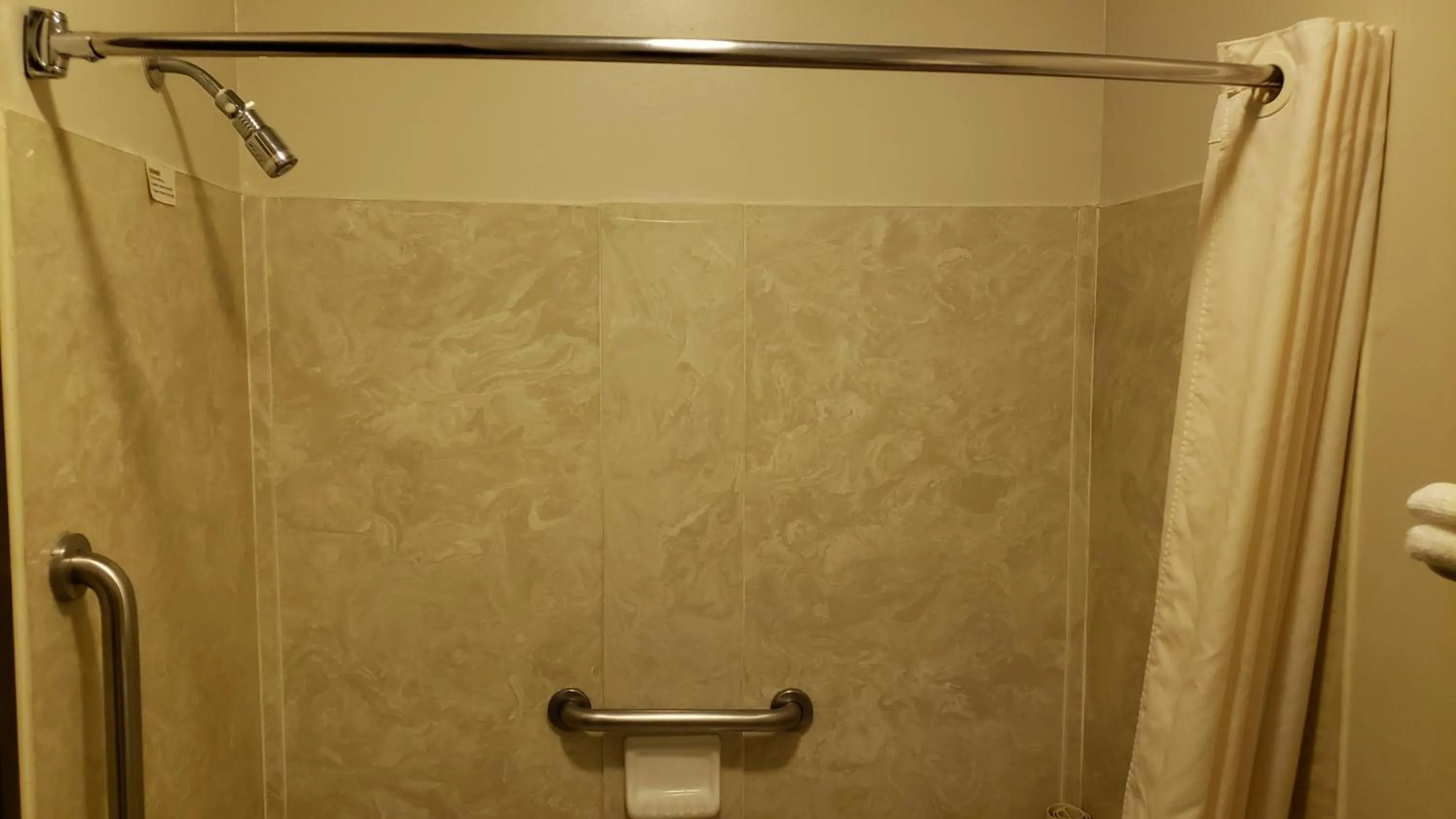 Shower in Travelodge by Wyndham Carlsbad NM