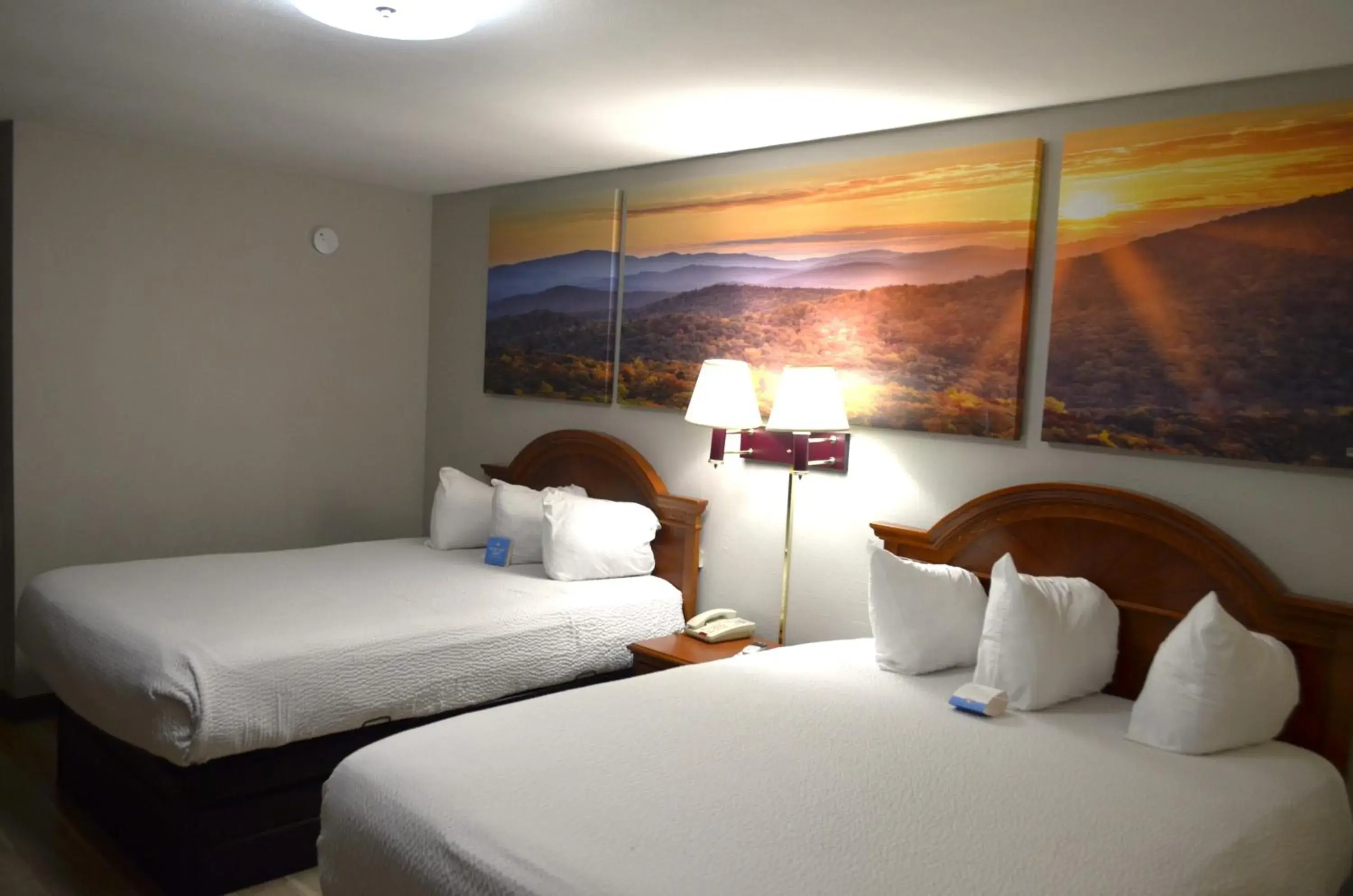 Queen Room with Two Queen Beds and Roll-in Shower - Mobility Accessible/Non-Smoking in Days Inn by Wyndham Trumann AR Queen Room with Two Queen Beds and Roll-in Shower - Mobility Accessible/Non-Smoking in Days Inn by Wyndham Trumann AR