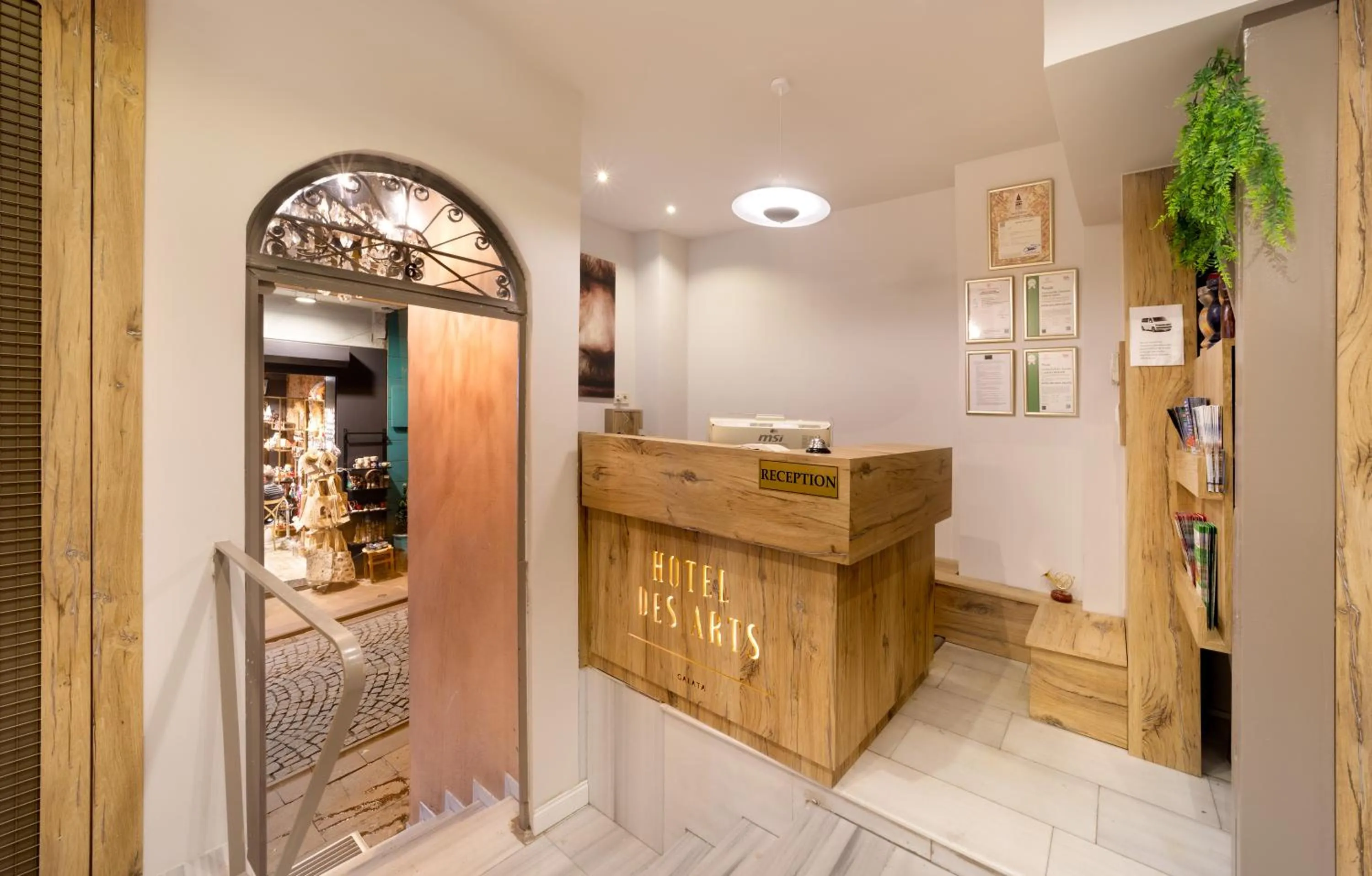 Lobby or reception in Hotel Des Arts Galata