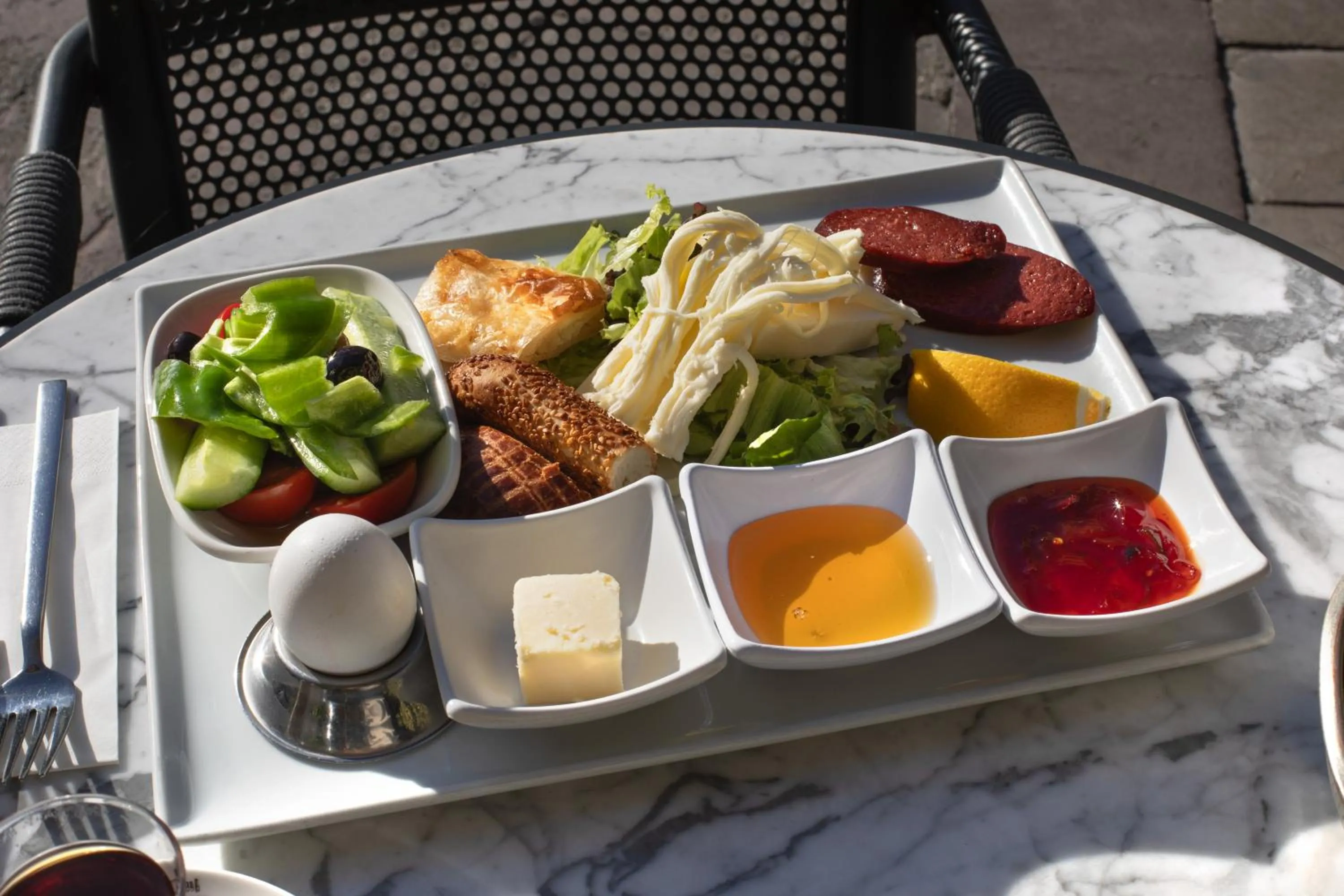 Breakfast in Hotel Des Arts Galata