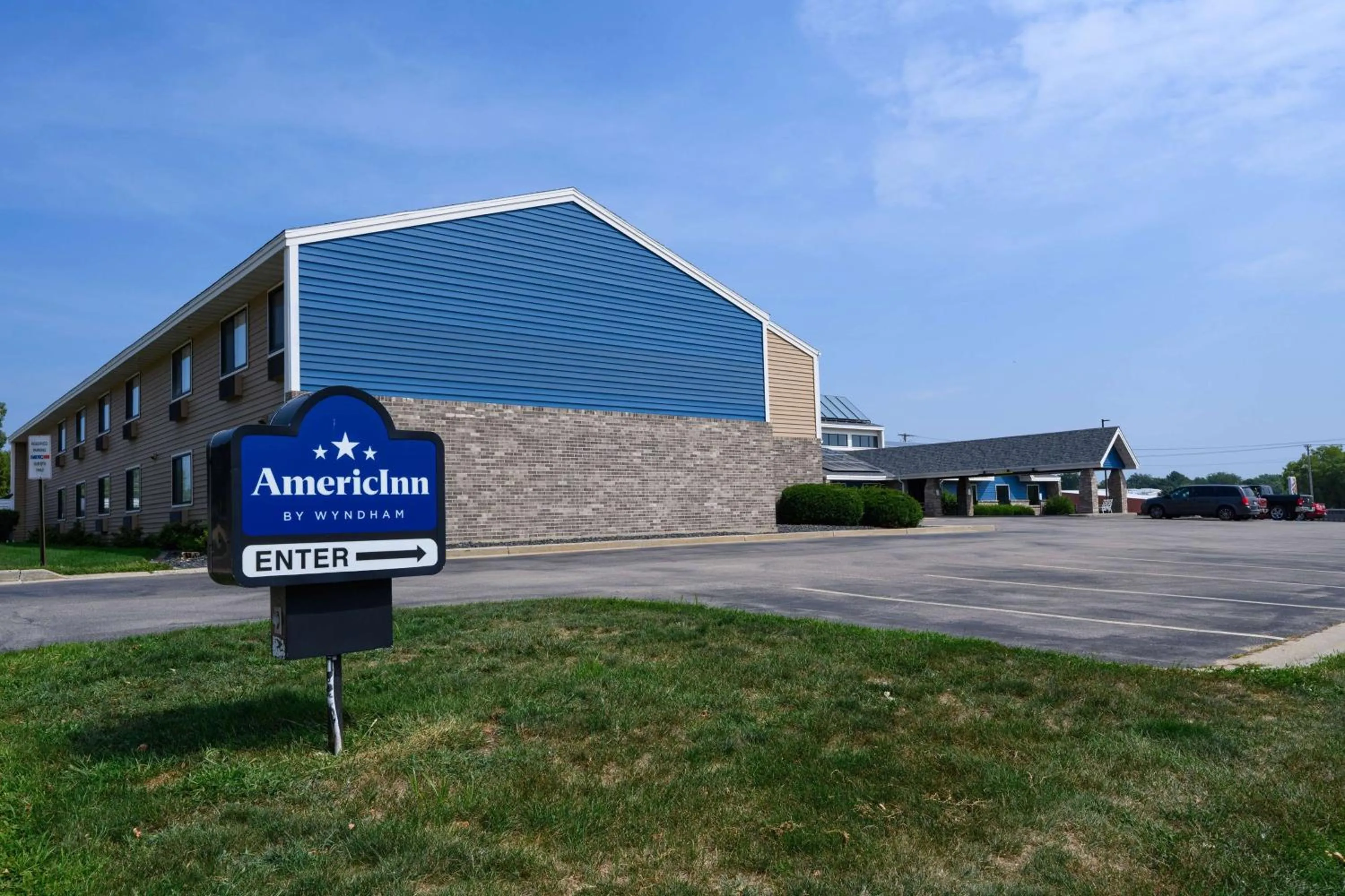 Property building in AmericInn by Wyndham Monroe