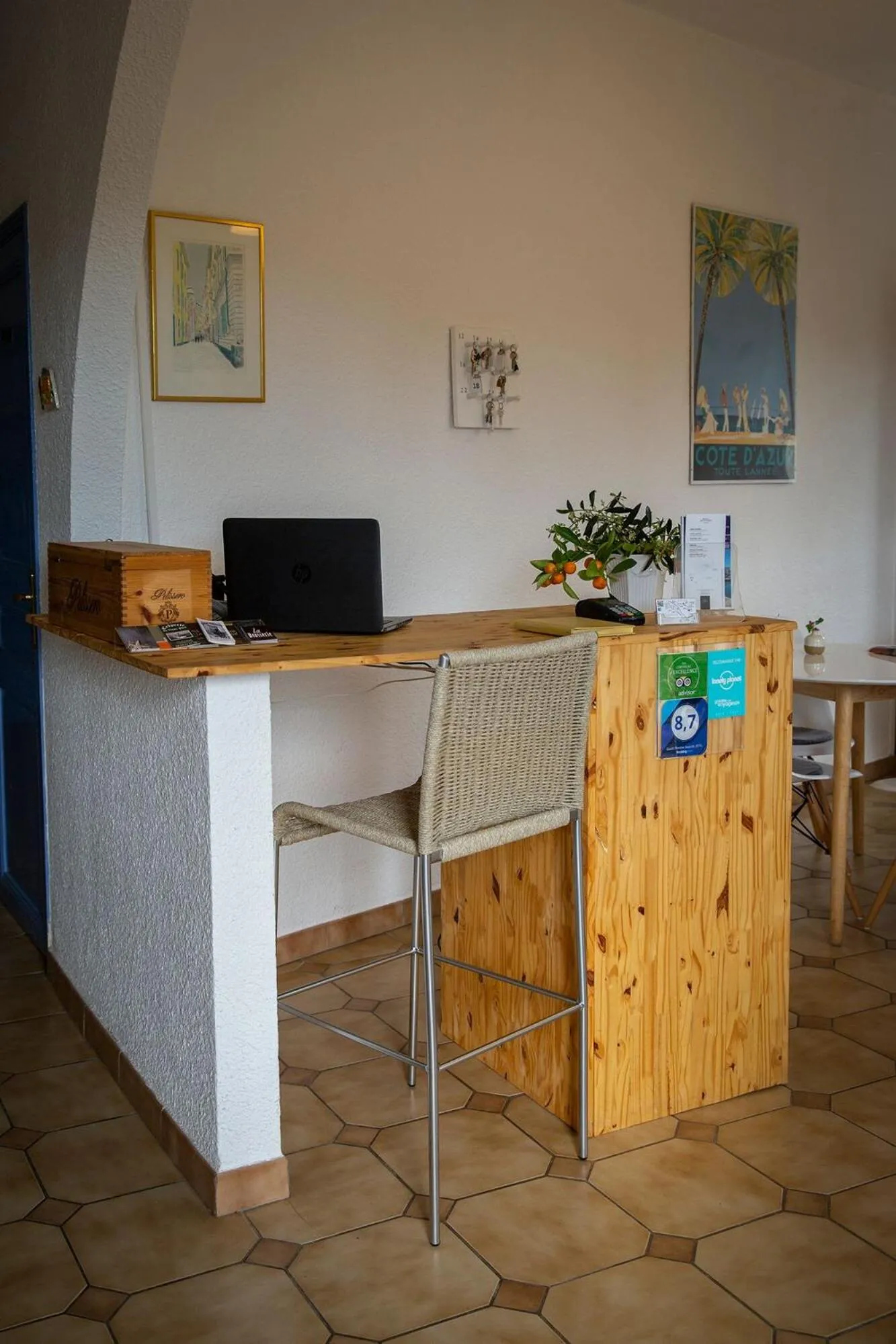 Lobby or reception in Hôtel Du Soleil