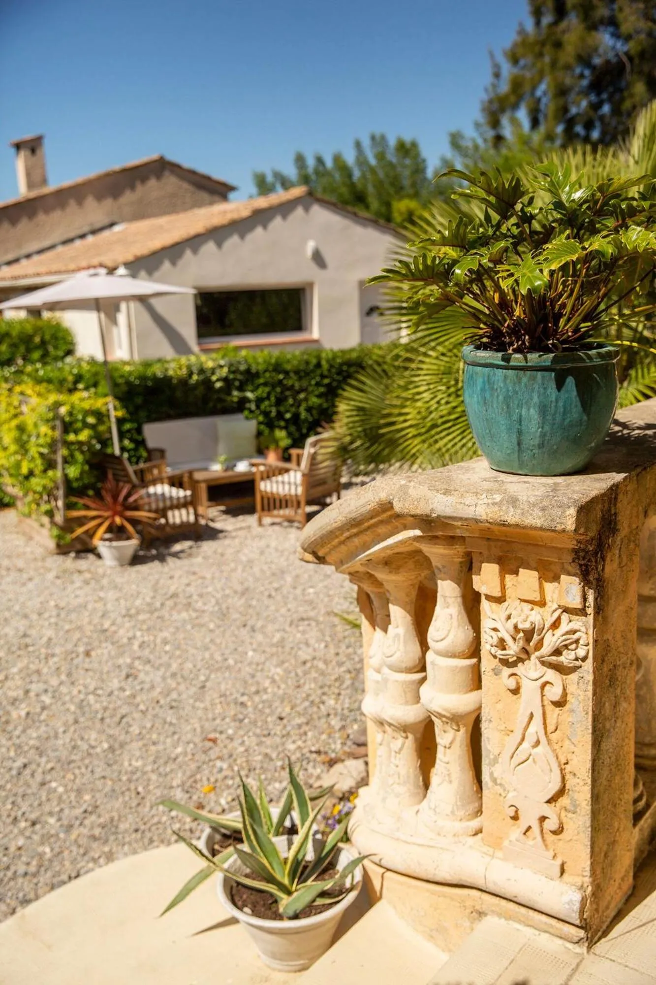 Garden in Hôtel Du Soleil