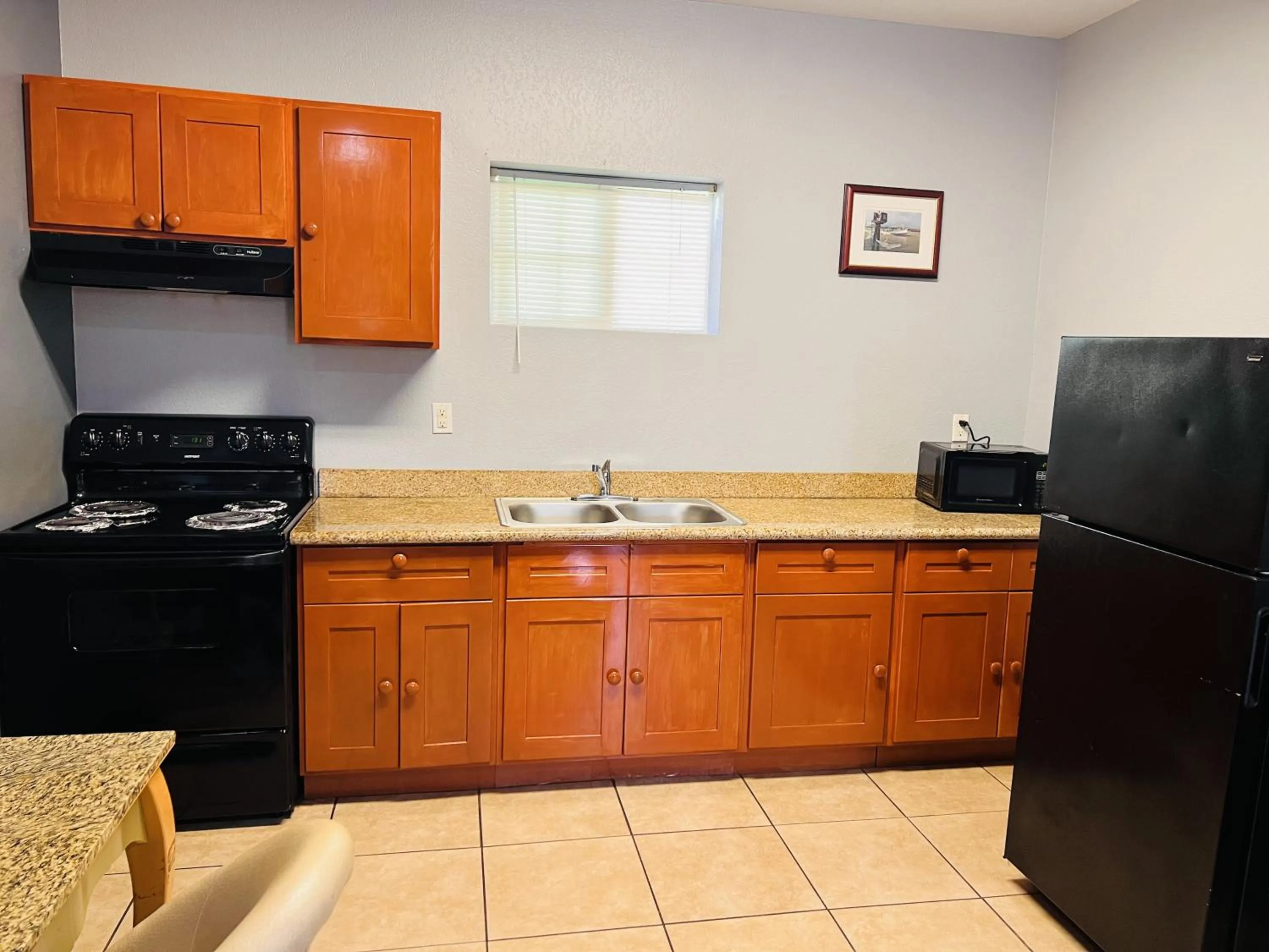 Kitchen or kitchenette in The Shades Motel