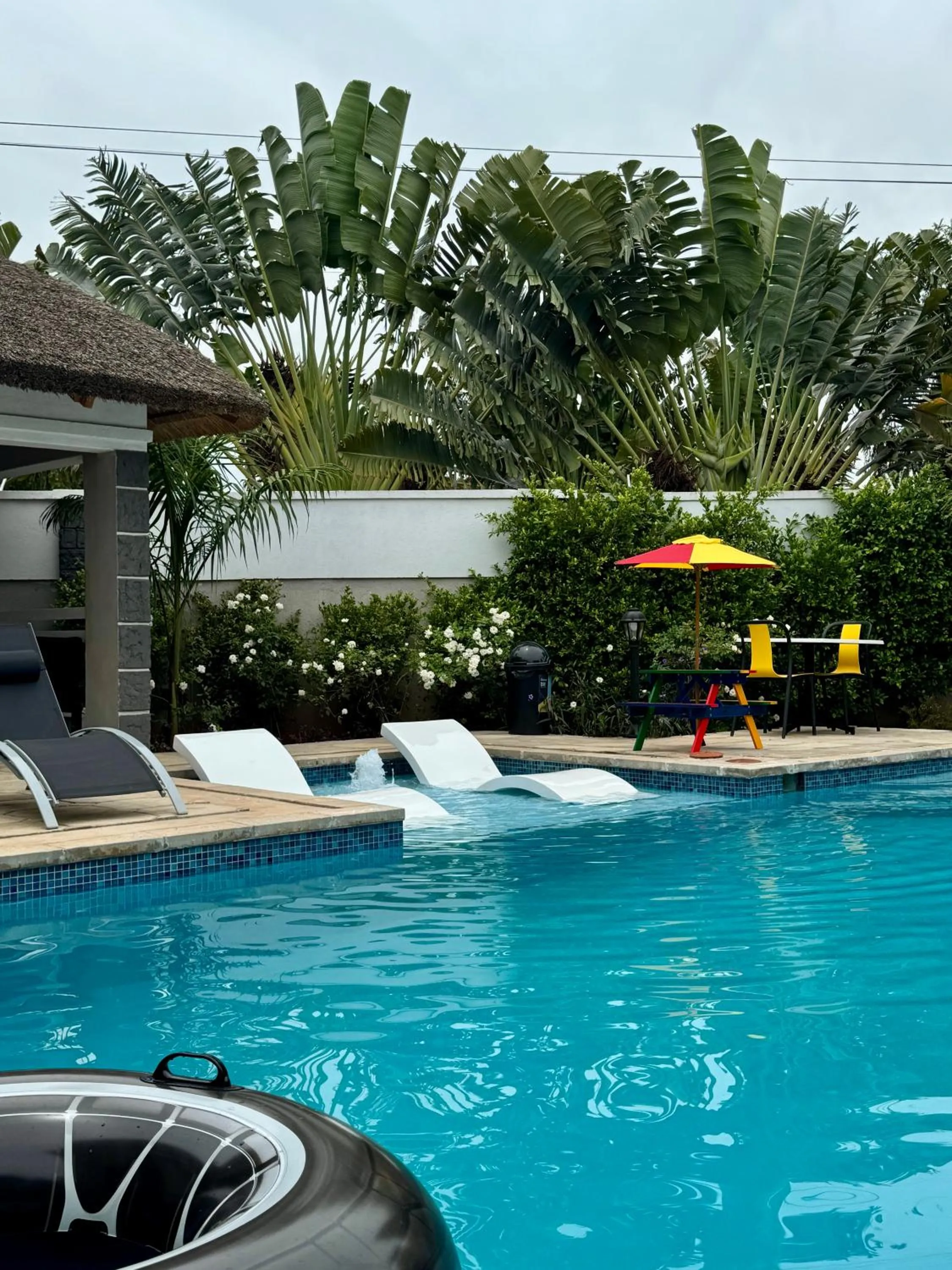 Pool view in Annavilla7 Lilongwe hotel