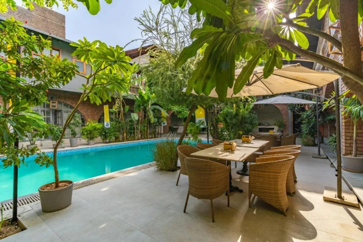 Swimming pool in The Artist House Udaipur