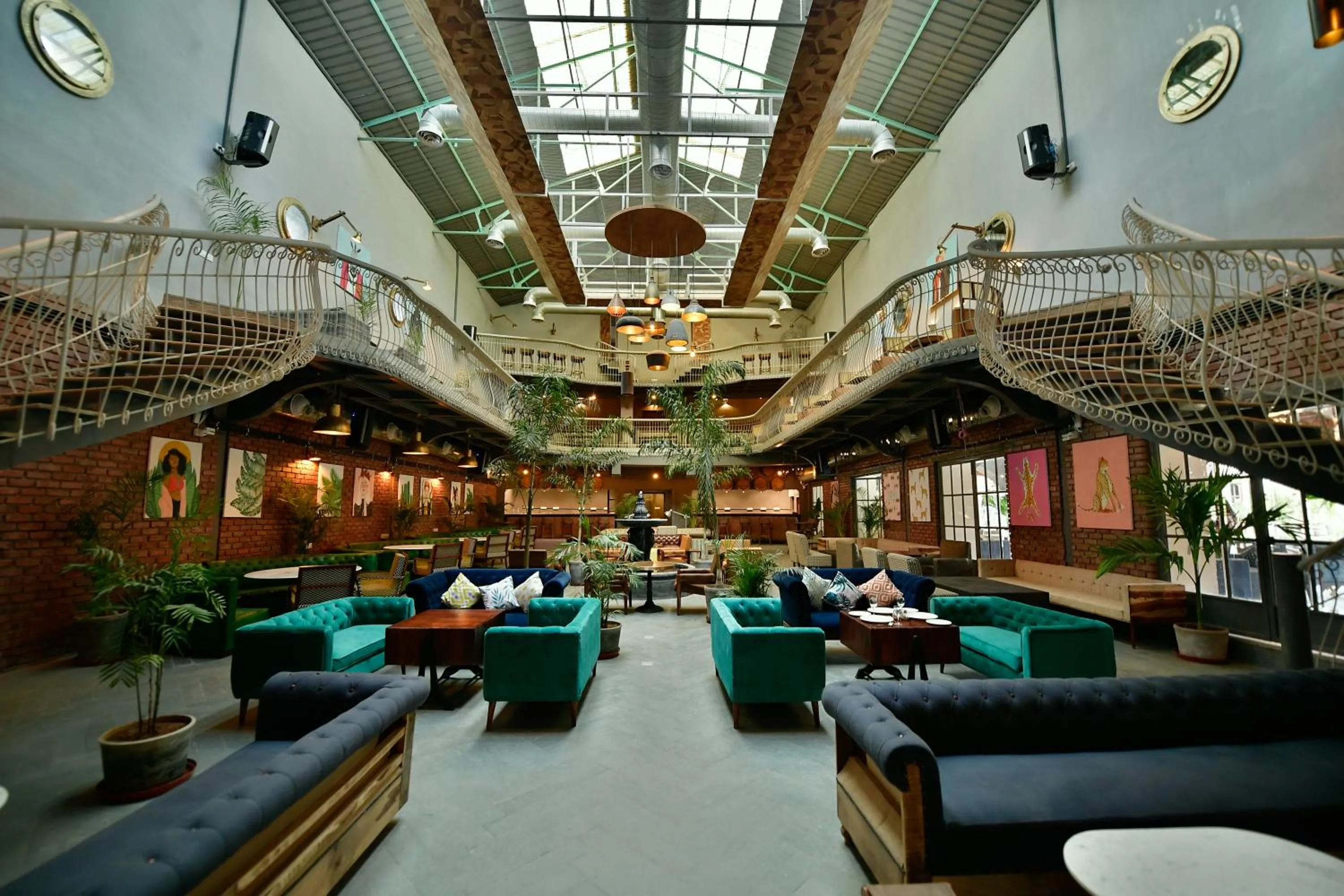 Lounge or bar in The Artist House Udaipur