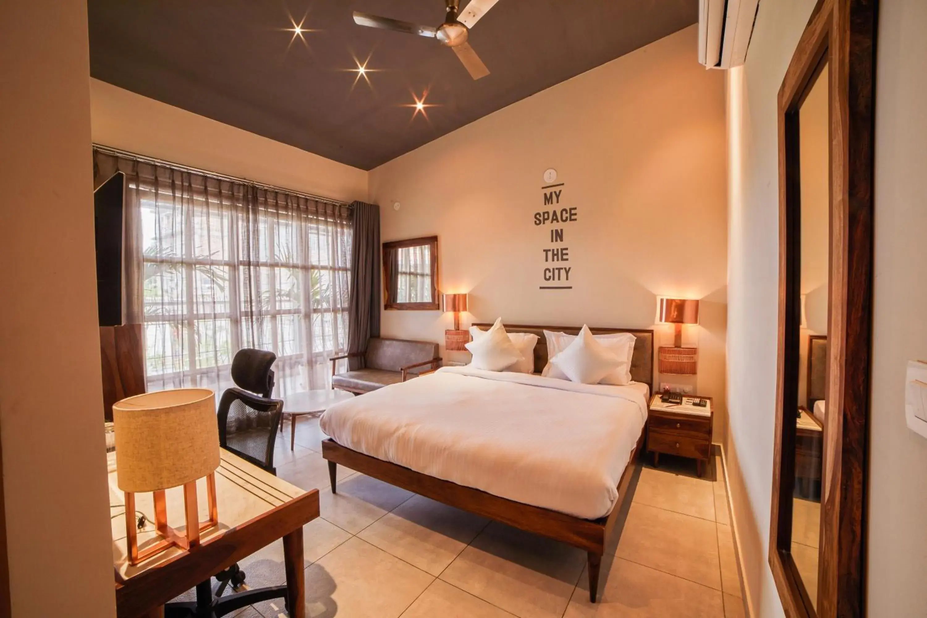 Deluxe Double Room with Balcony in The Artist House Udaipur Deluxe Double Room with Balcony in The Artist House Udaipur