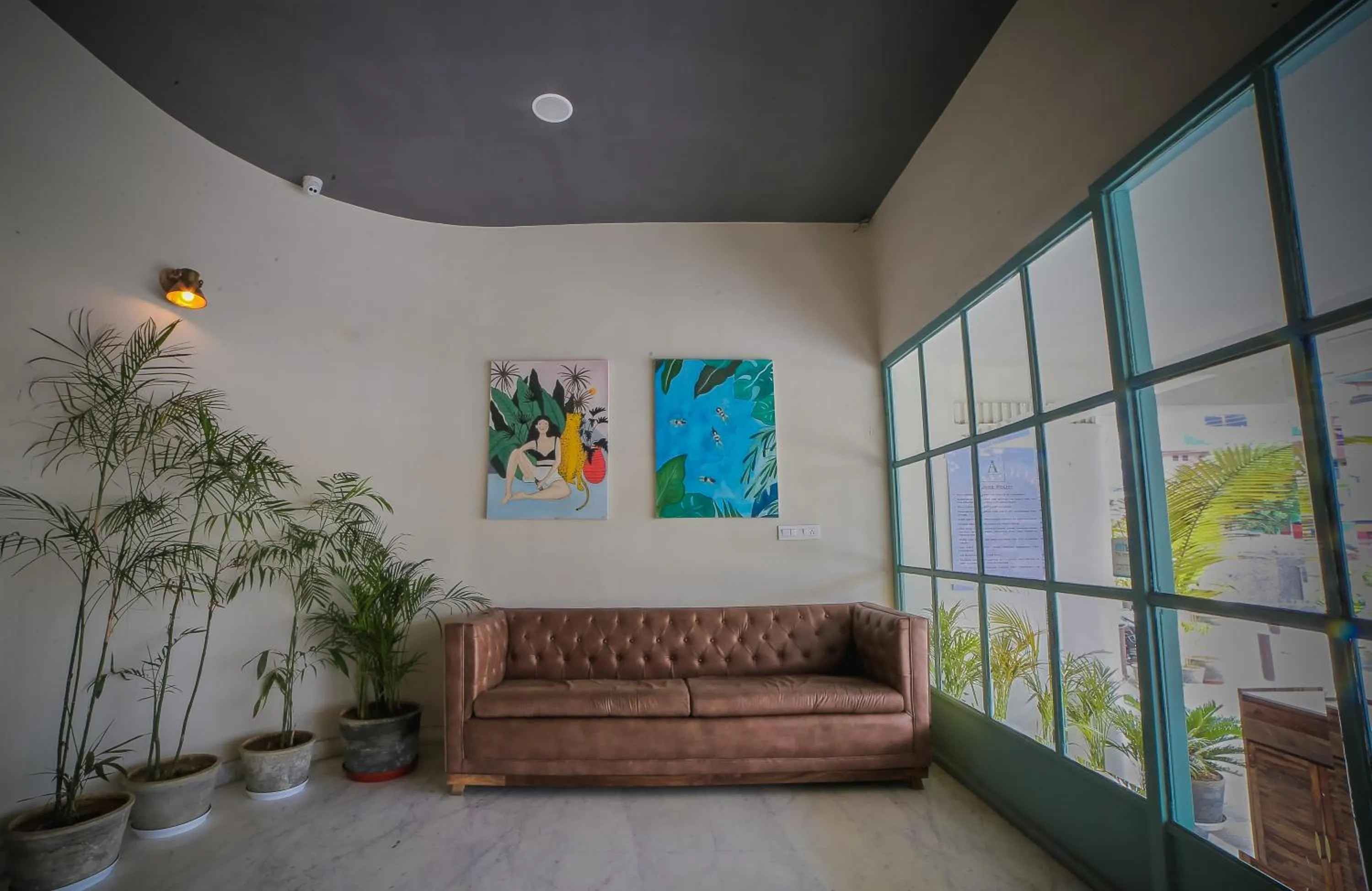 Lobby or reception in The Artist House Udaipur