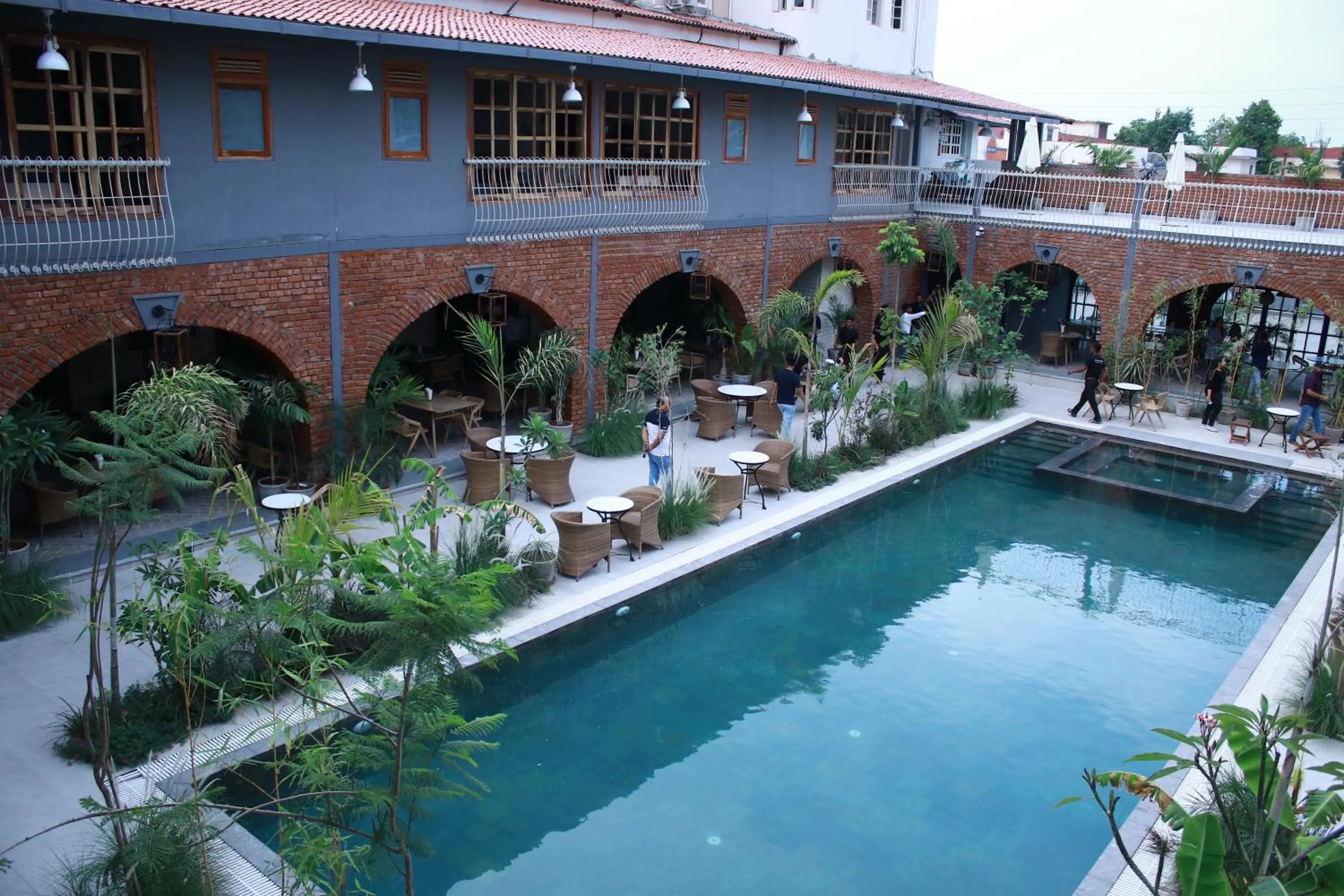 Swimming pool in The Artist House Udaipur