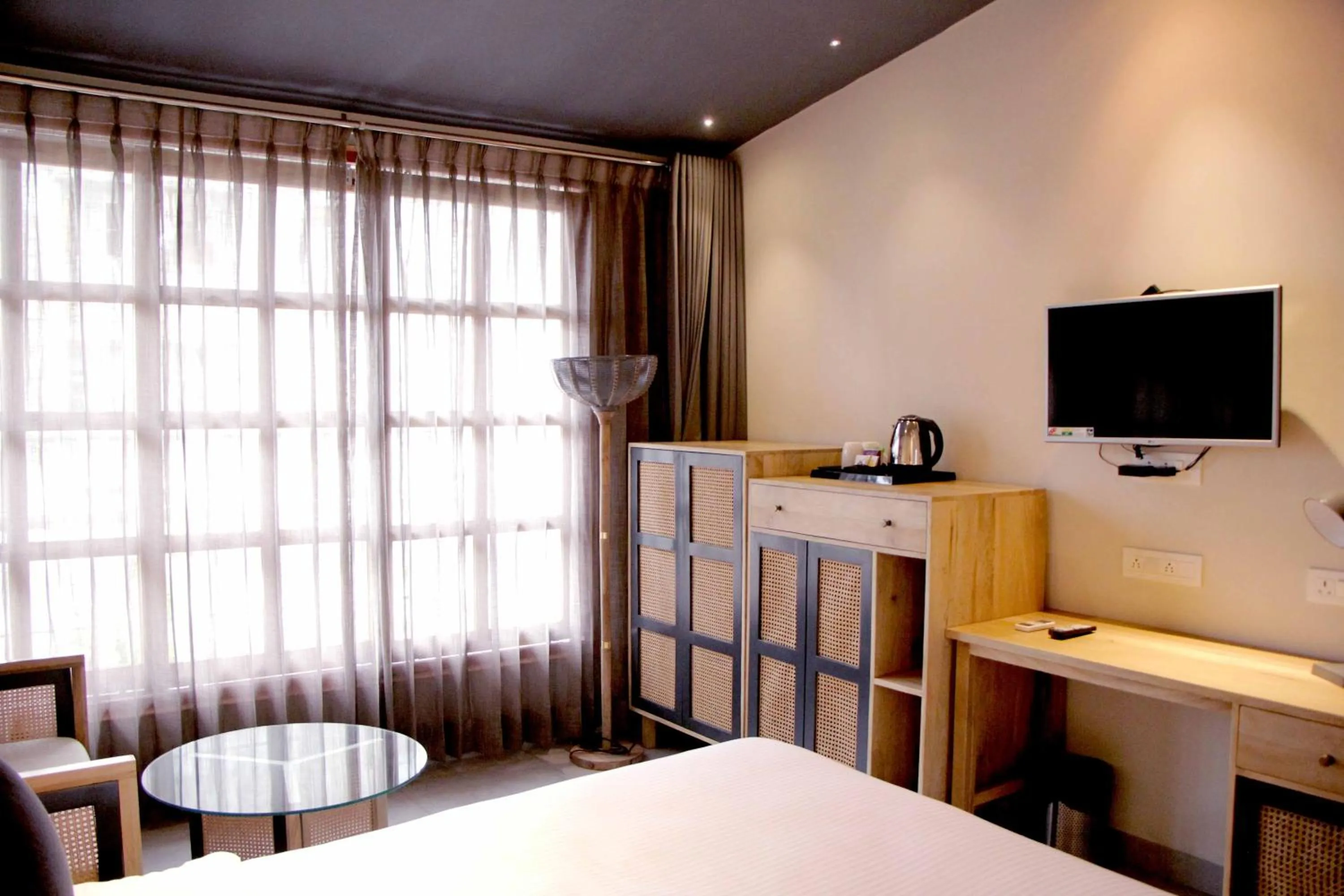 Bed in The Artist House Udaipur