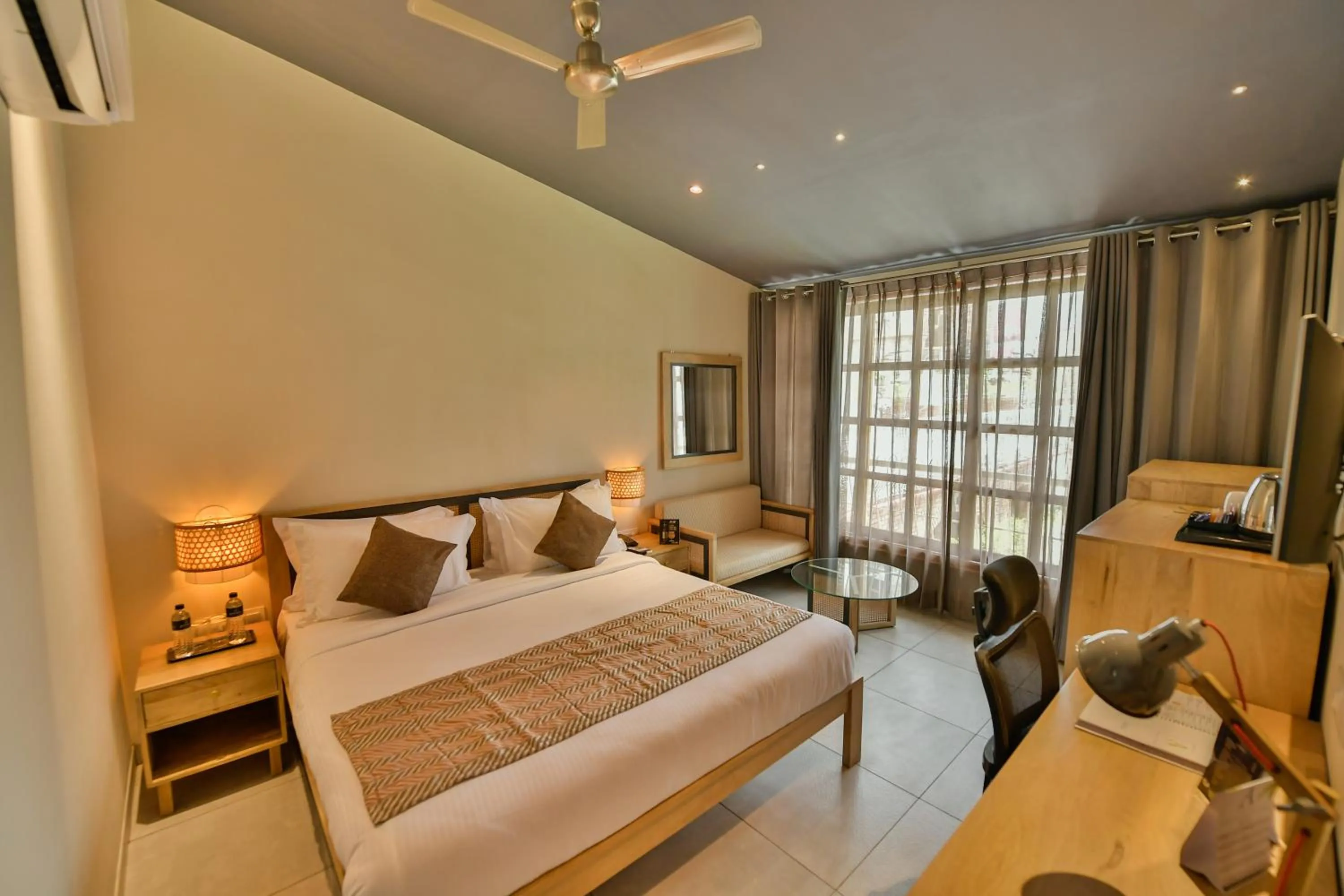 Bed in The Artist House Udaipur