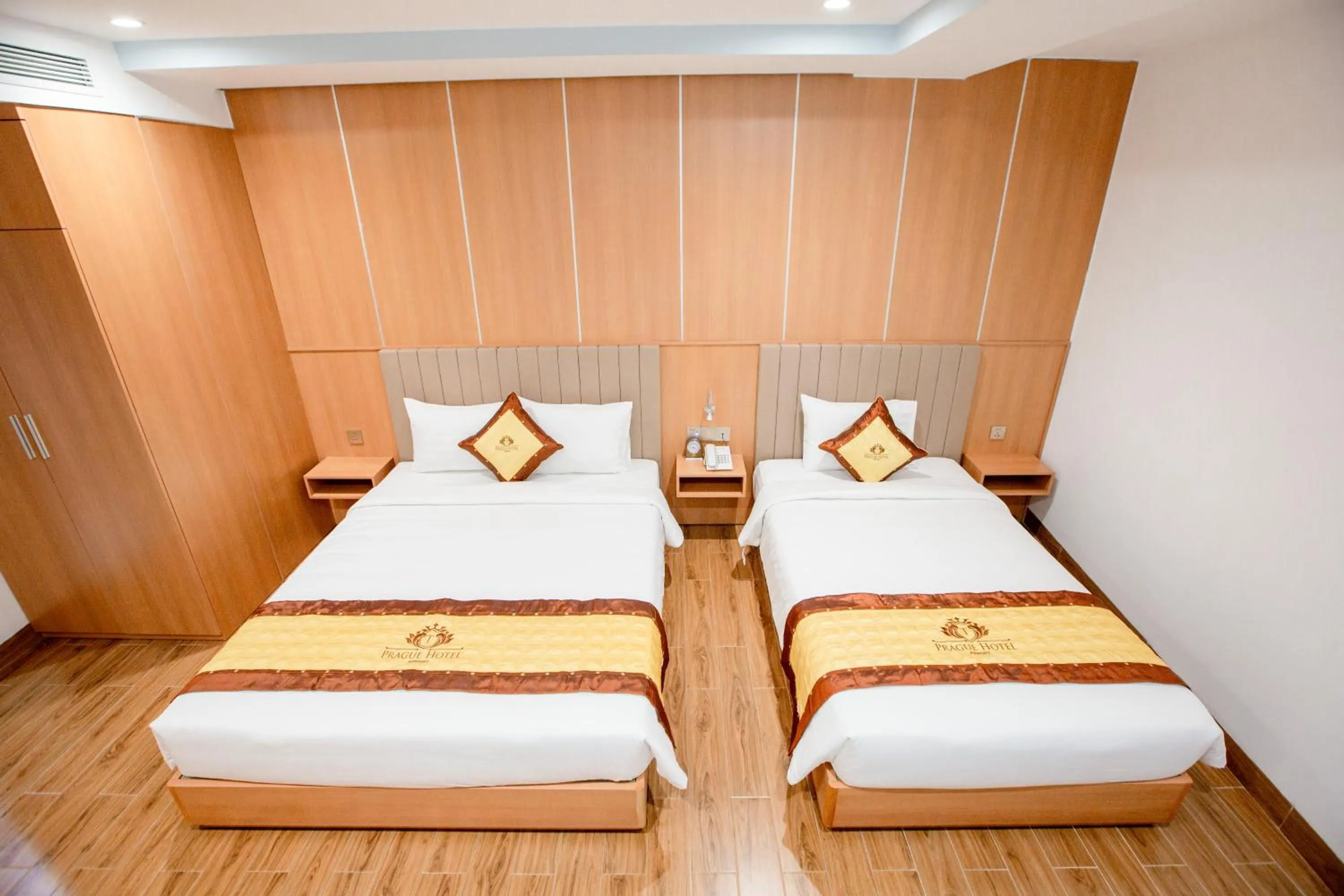 Bed in Prague Saigon Airport Hotel