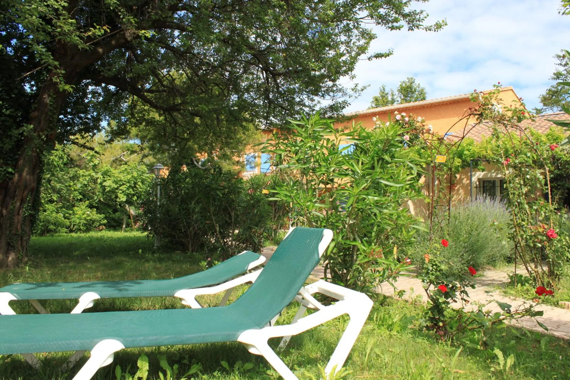 Garden in Appart'Hotel Festival Sud Suites - Avignon TGV