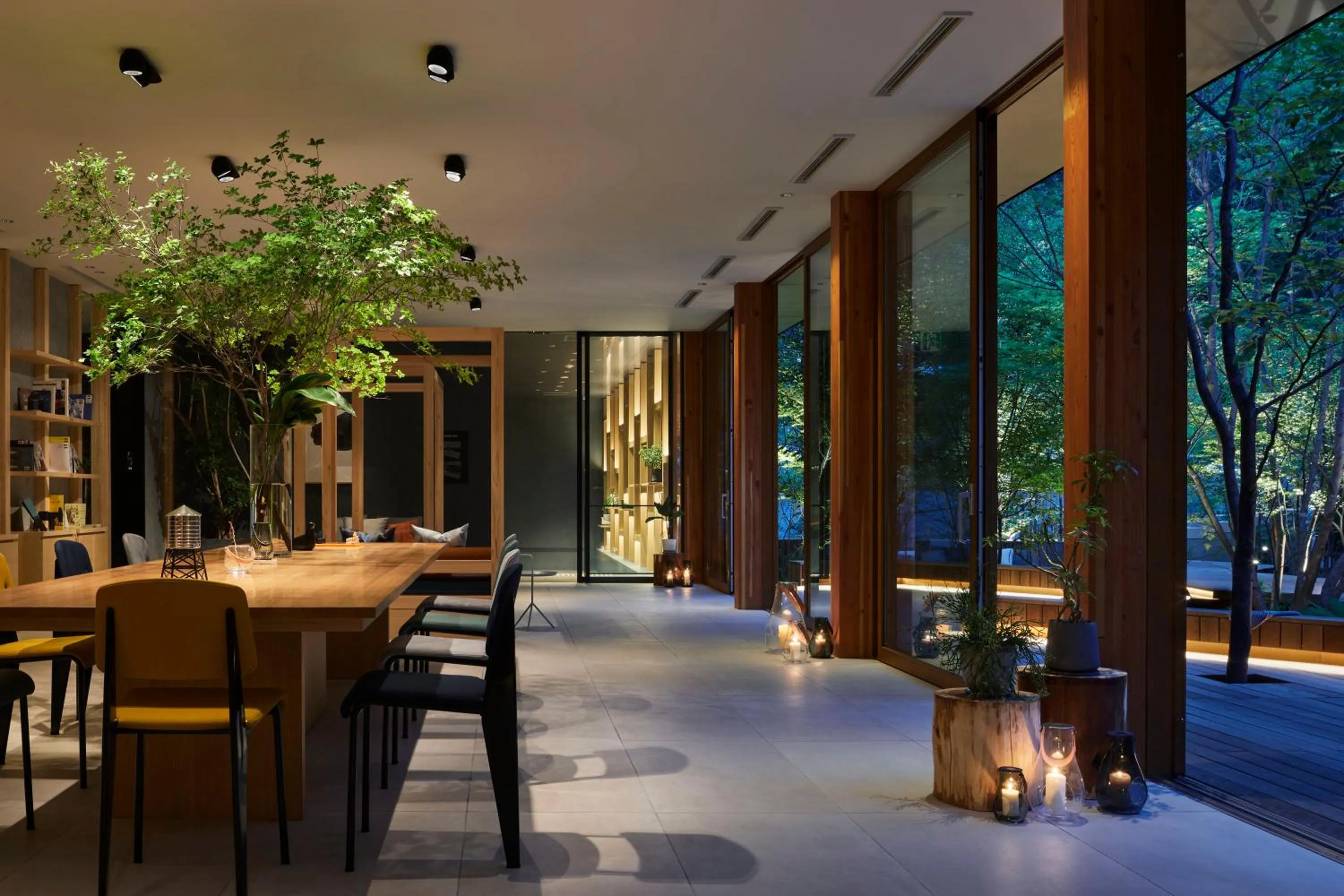 Lobby or reception in BEB5 Karuizawa by Hoshino Resorts