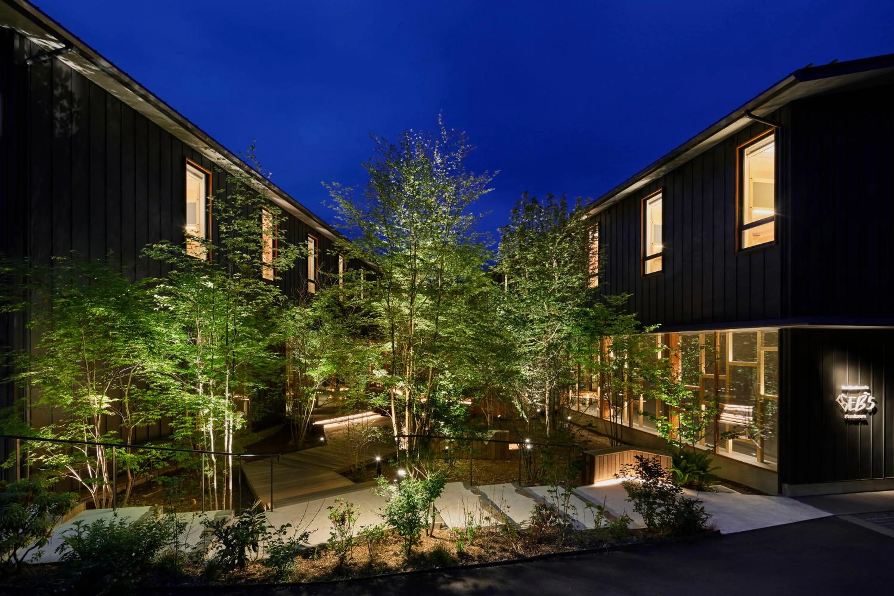 Property building in BEB5 Karuizawa by Hoshino Resorts