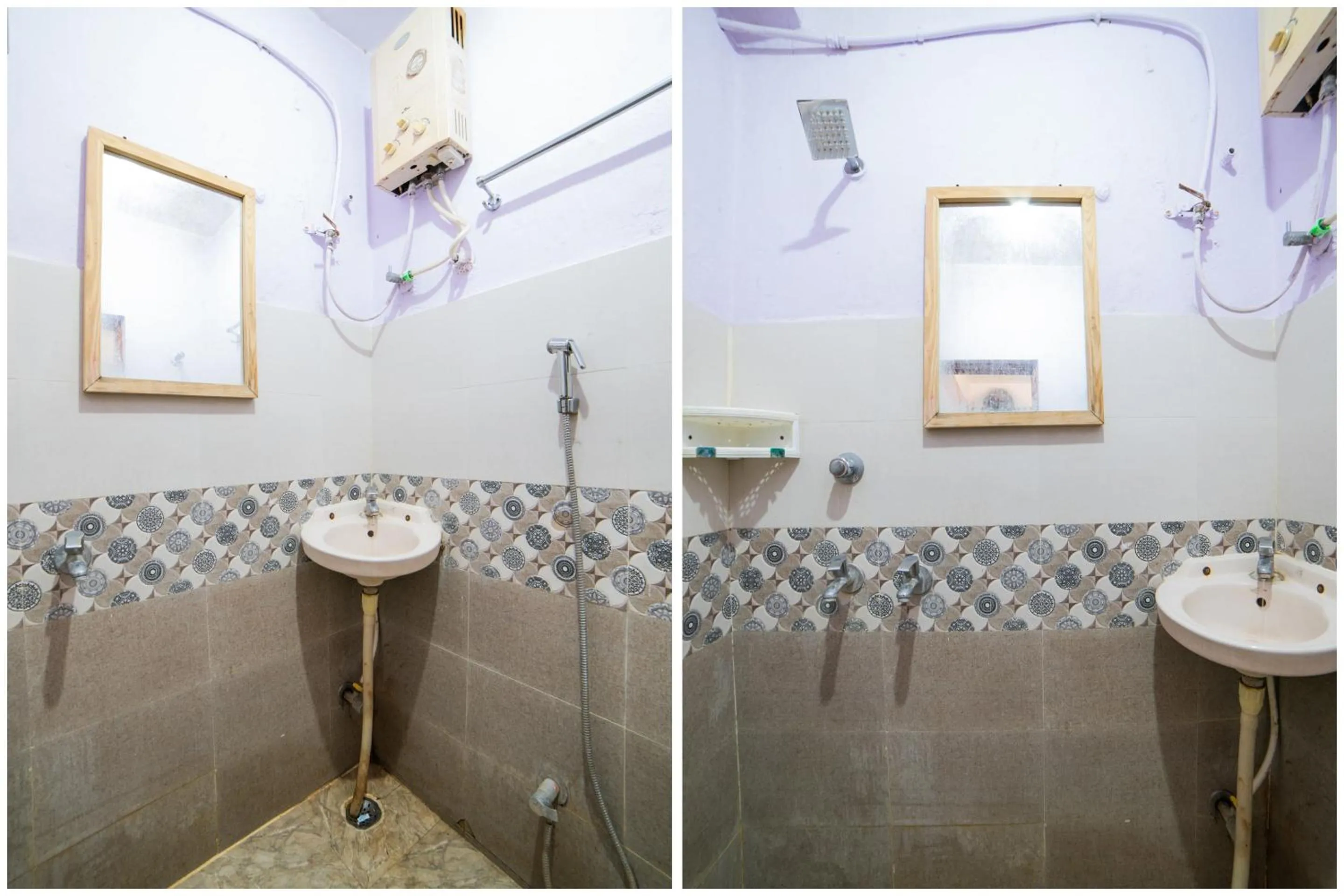 Bathroom in Hotel O Sree Radha Lodge Near Snow World