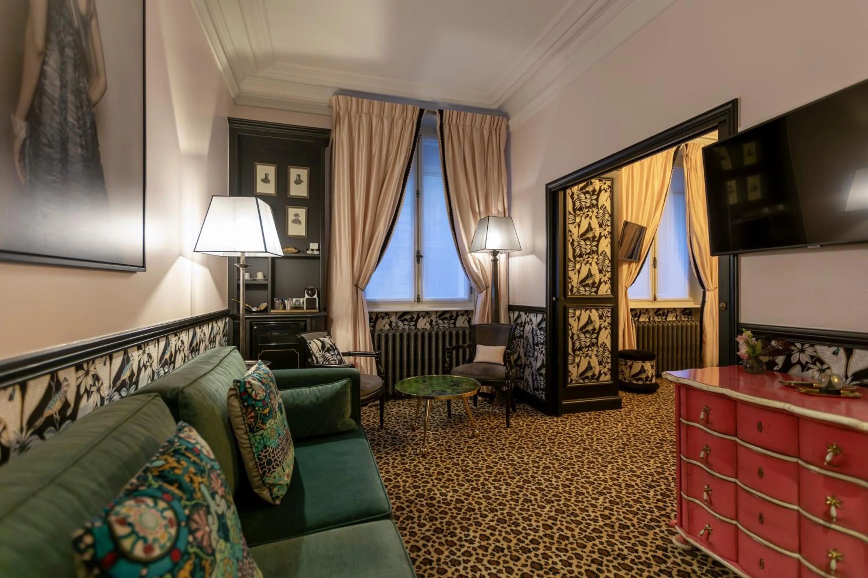 Seating area in Hotel West-End