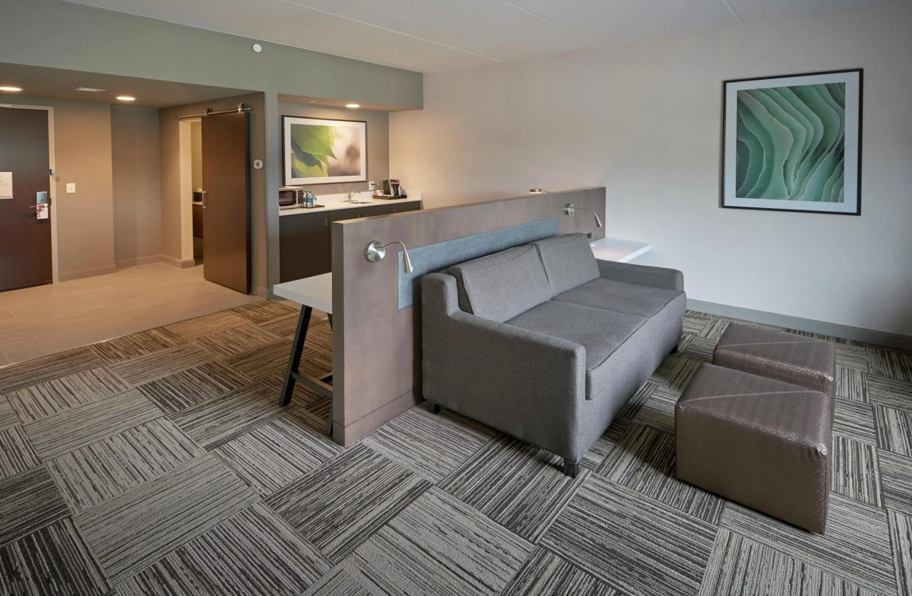 Living room in Hilton Garden Inn Corning Downtown