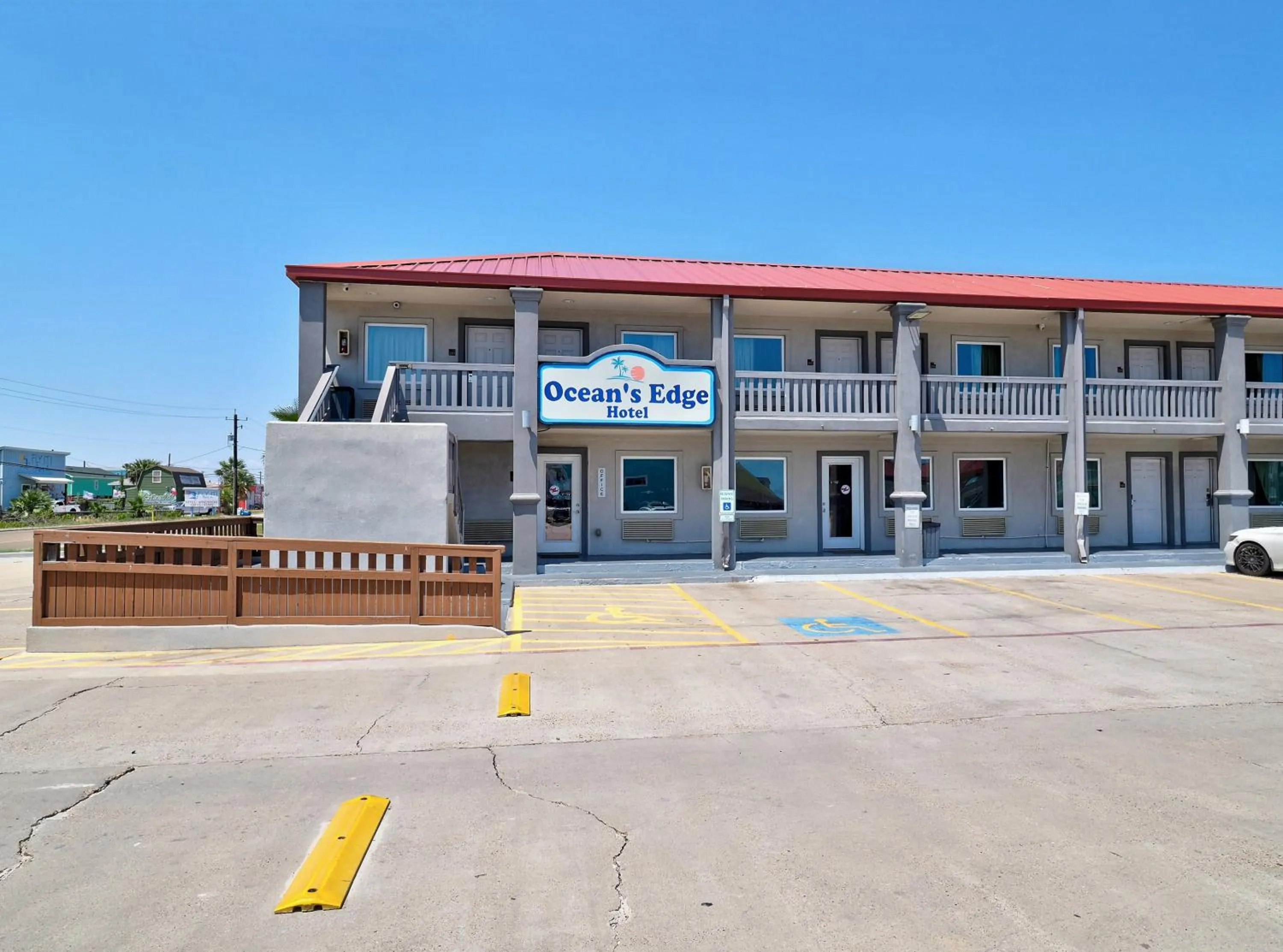 Property building in Ocean's Edge Hotel, Port Aransas,TX