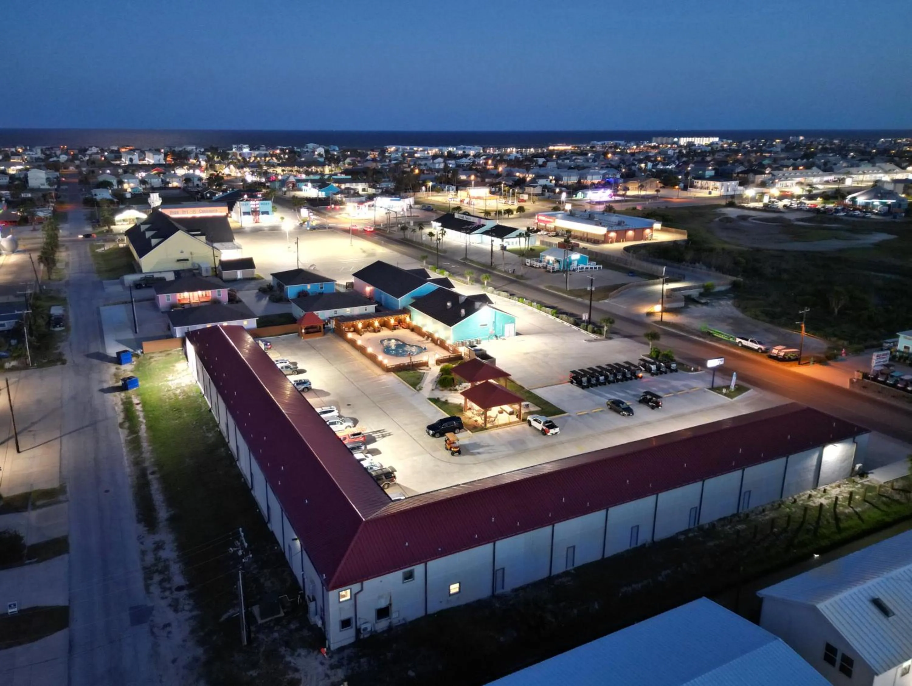 Property building in Ocean's Edge Hotel, Port Aransas,TX
