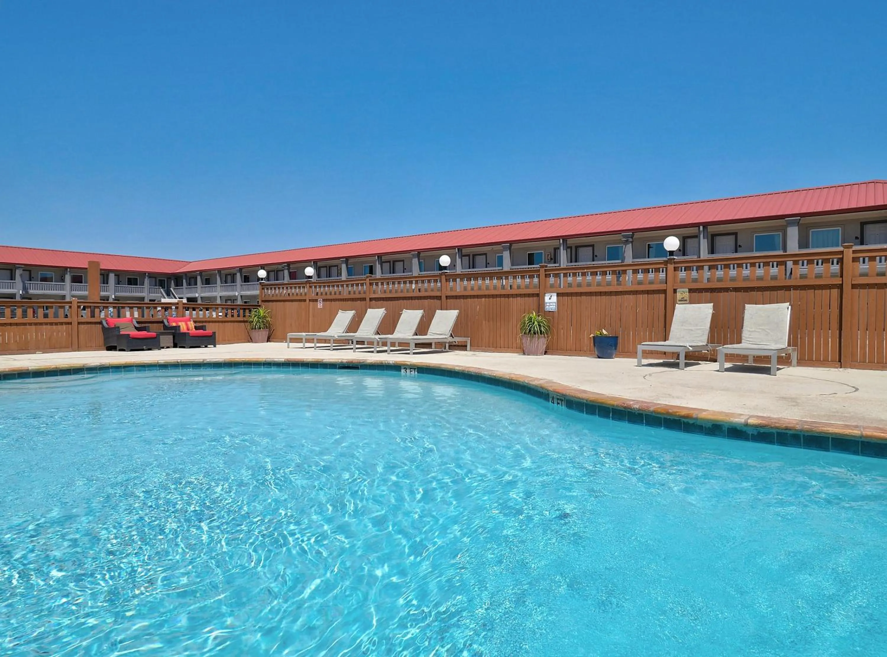Property building in Ocean's Edge Hotel, Port Aransas,TX