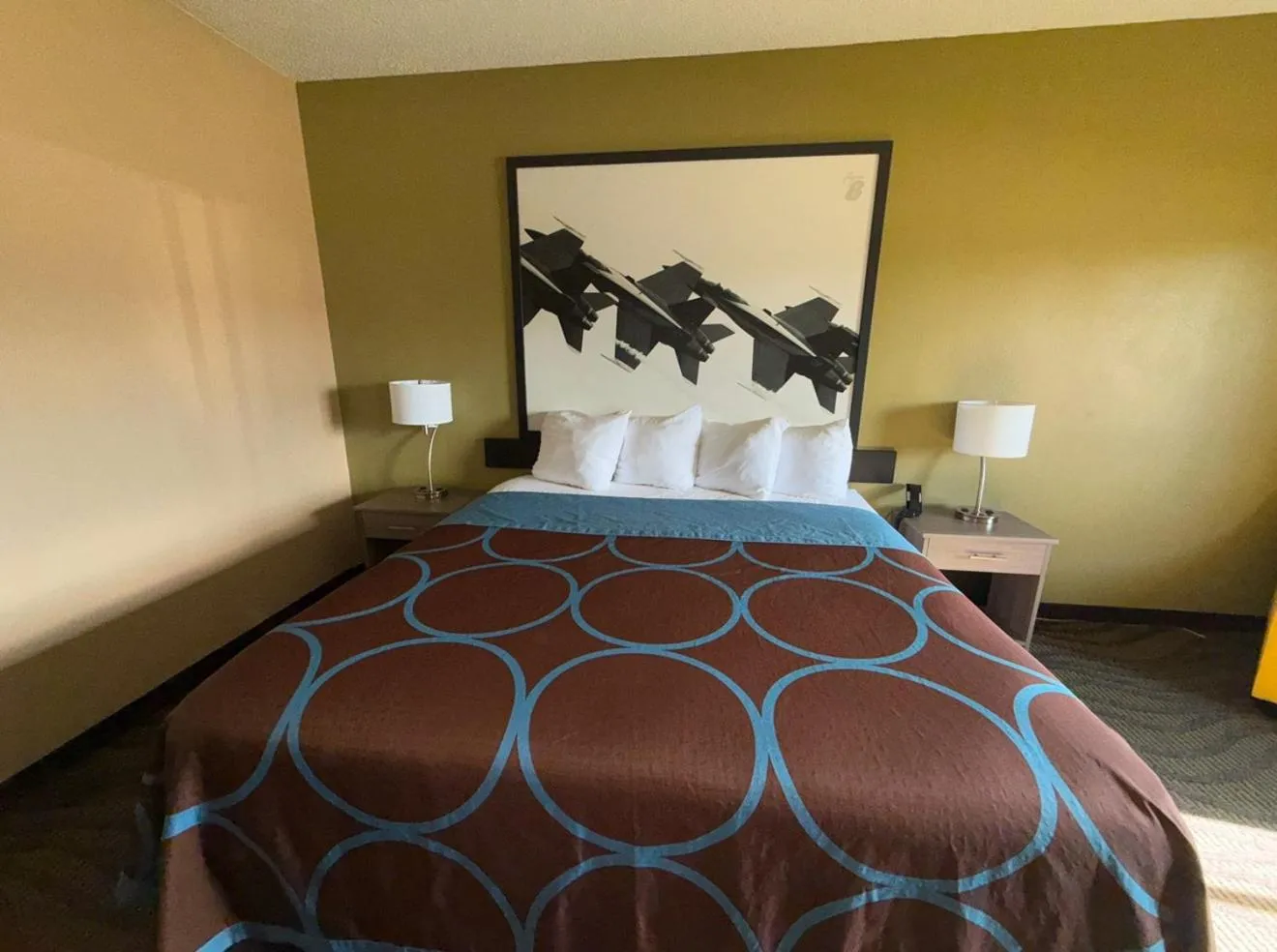 Bed in Super 8 by Wyndham Kokomo