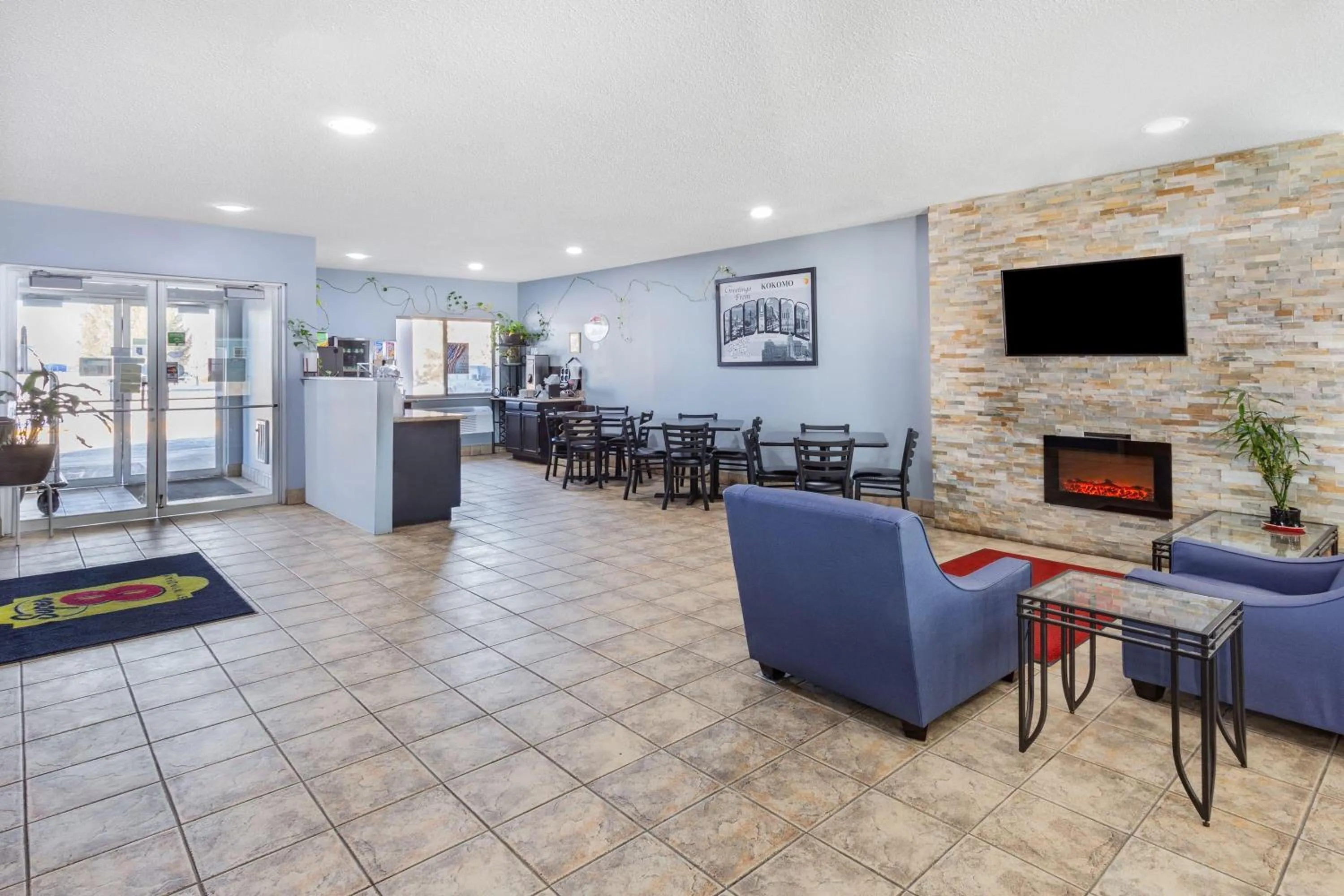 Lobby or reception in Super 8 by Wyndham Kokomo
