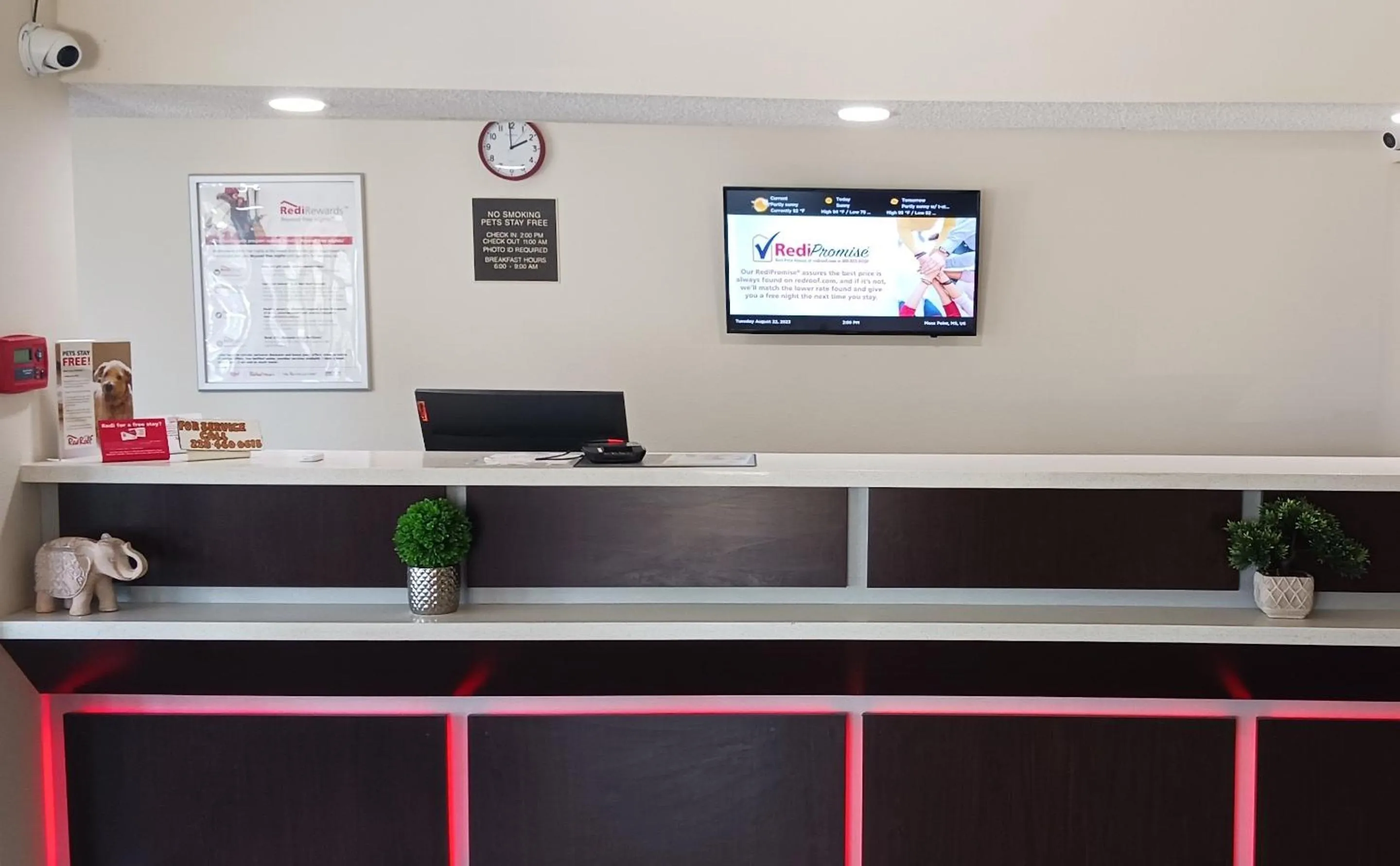 Lobby or reception in Red Roof Inn Moss Point