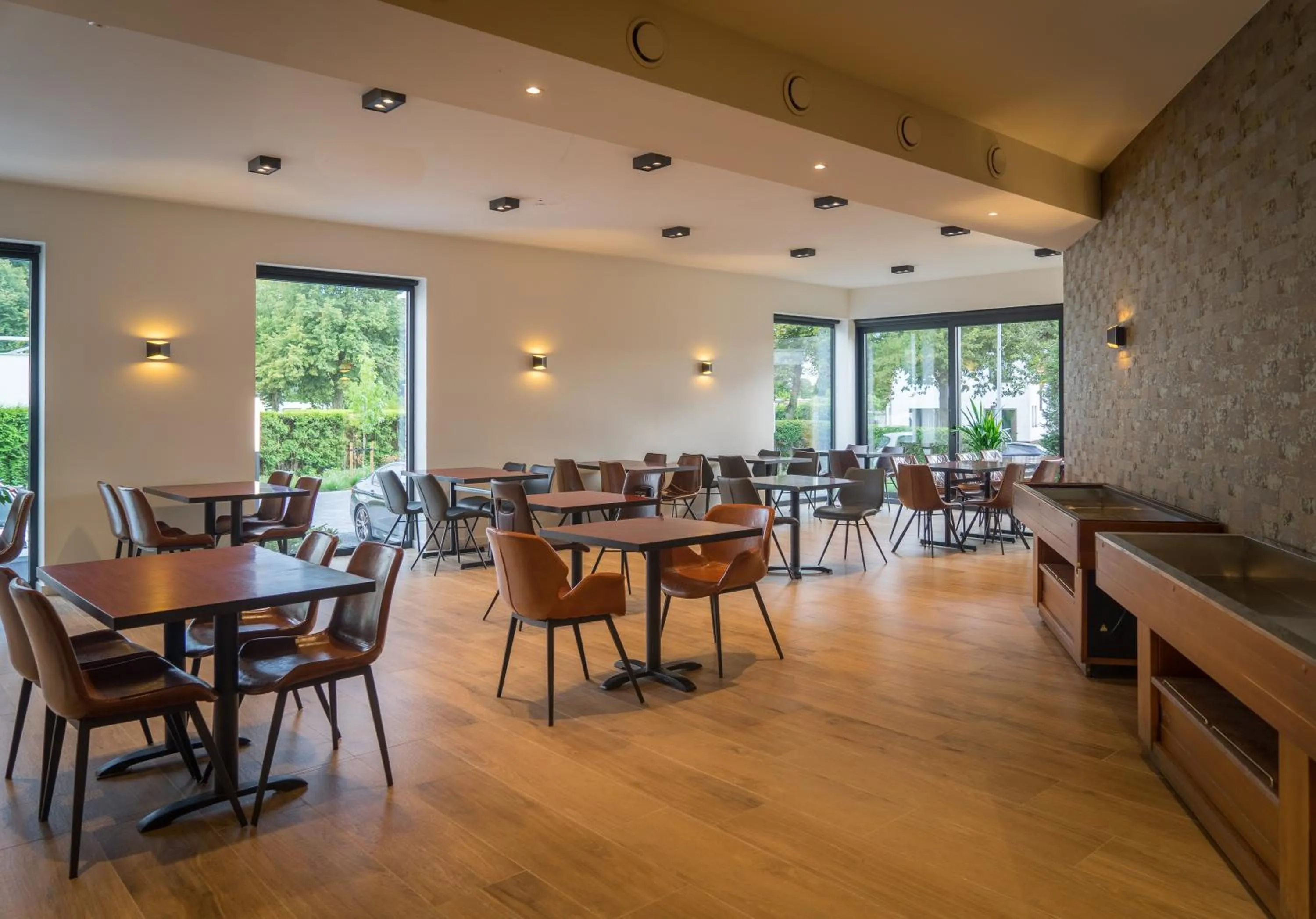 Continental breakfast in Hotel Huron