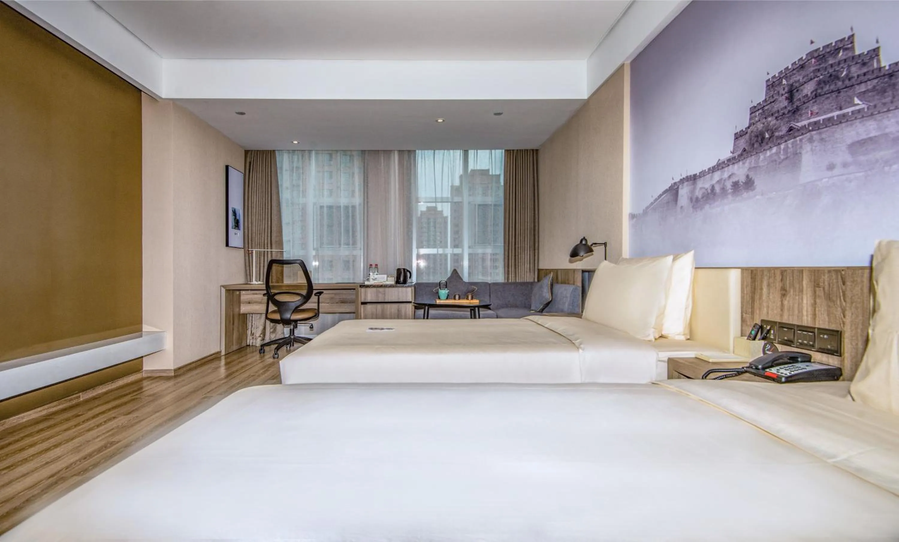 Bed in Atour Hotel Yuyang West Road