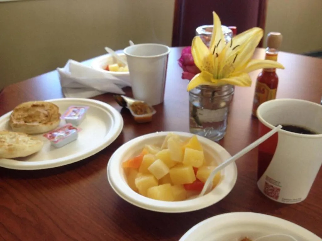 Breakfast in Red Arrow Inn & Suites, a Travelodge by Wyndham