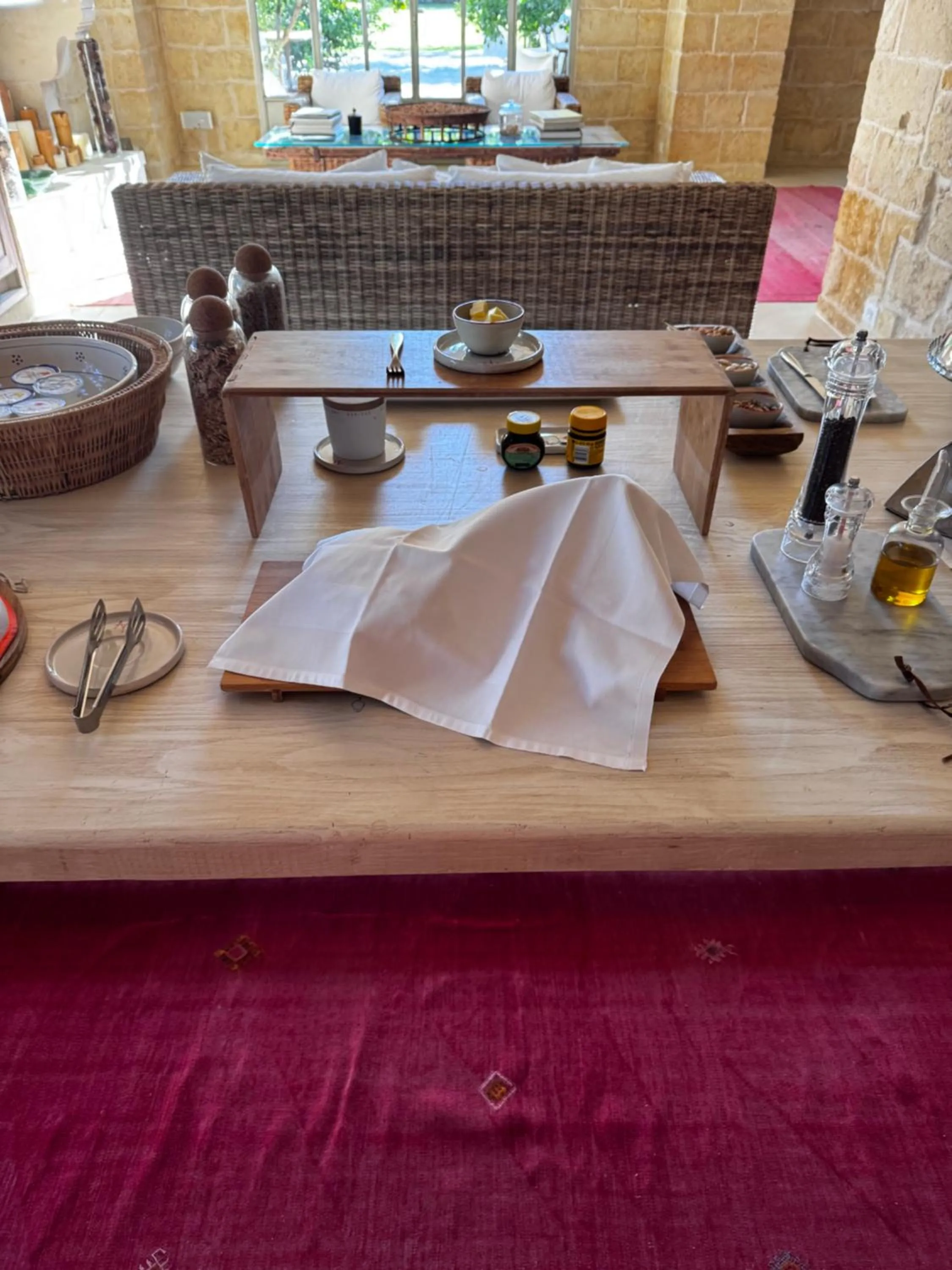 Buffet breakfast in Masseria Trapana