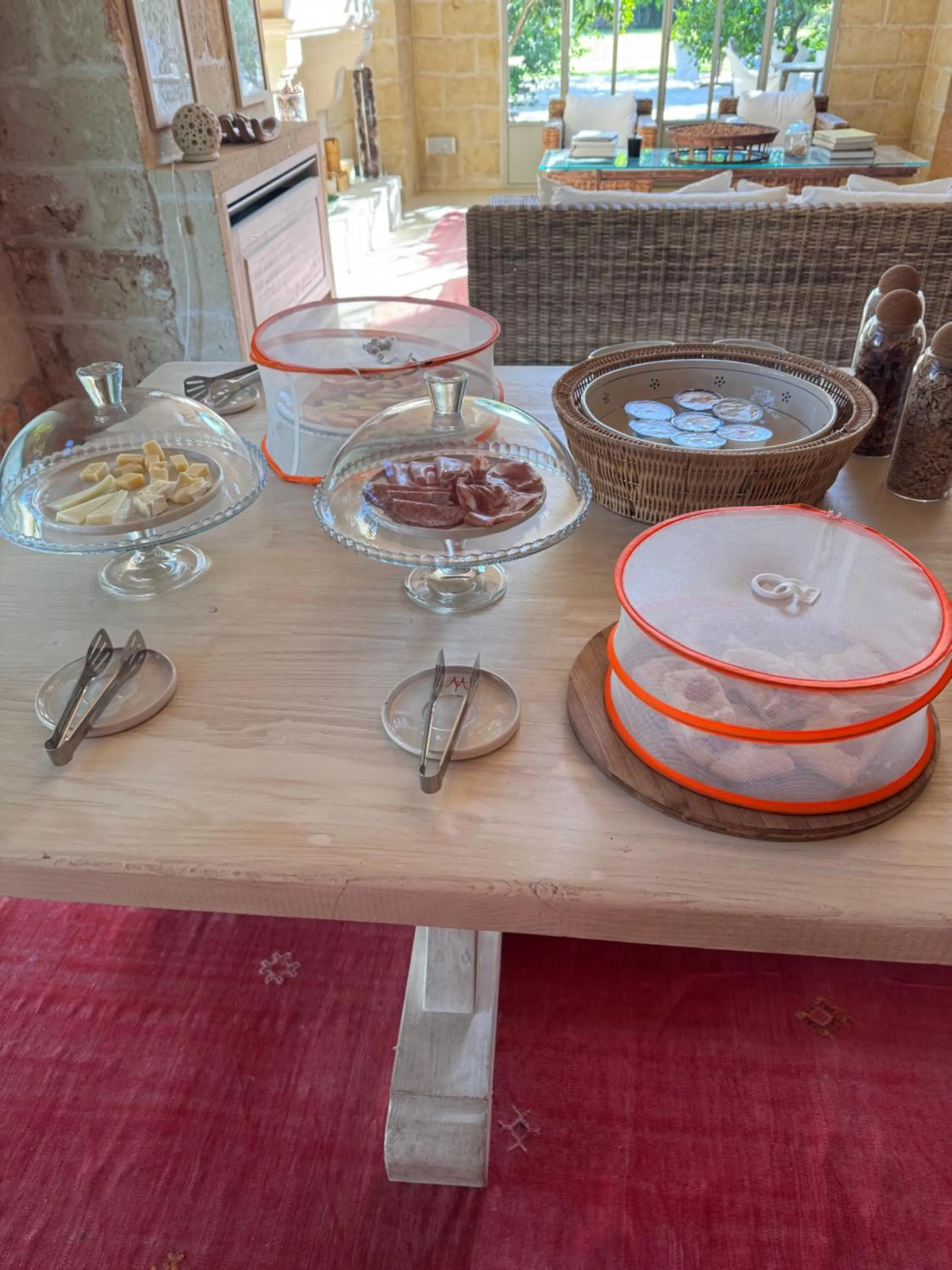 Buffet breakfast in Masseria Trapana