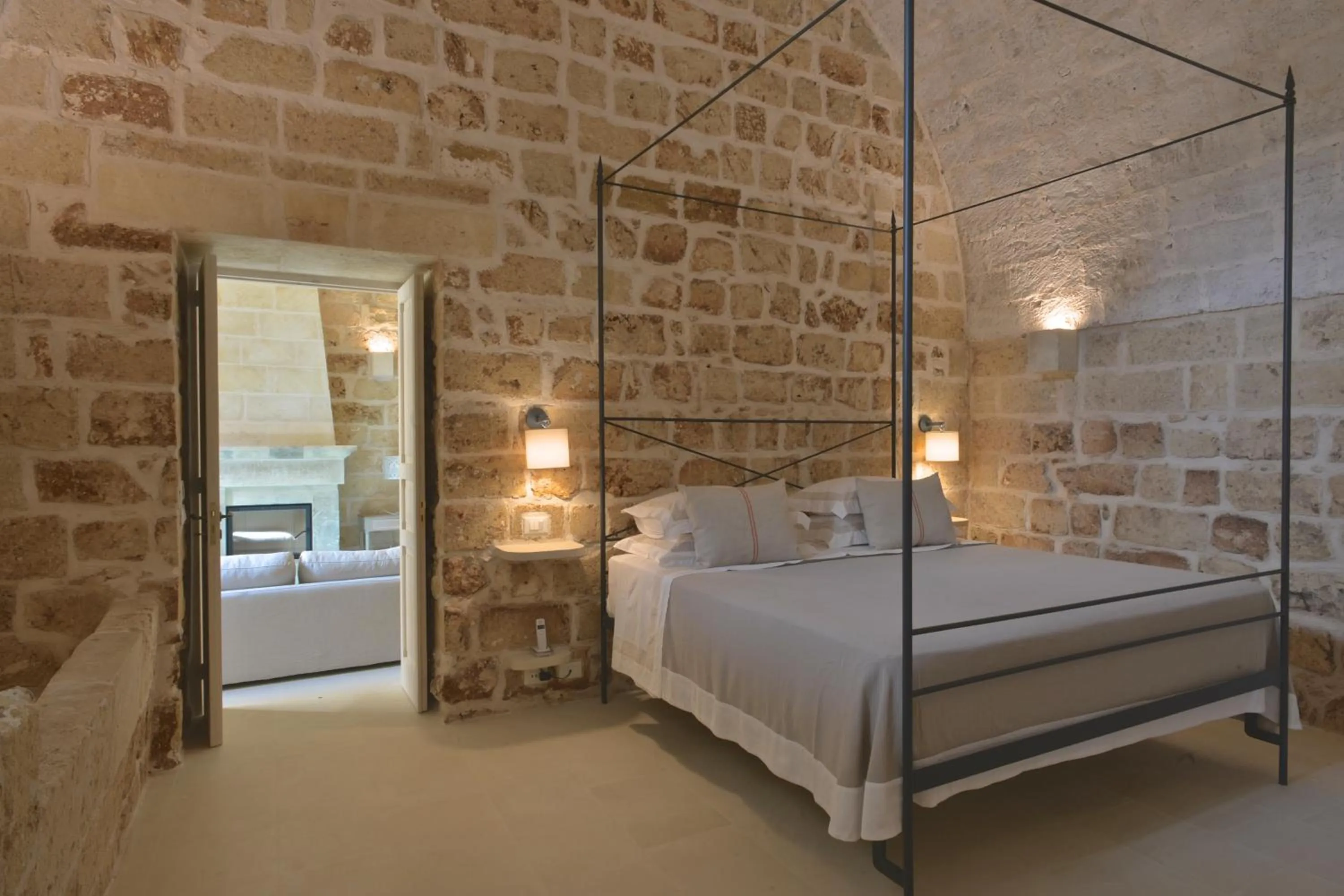 Bed in Masseria Trapana