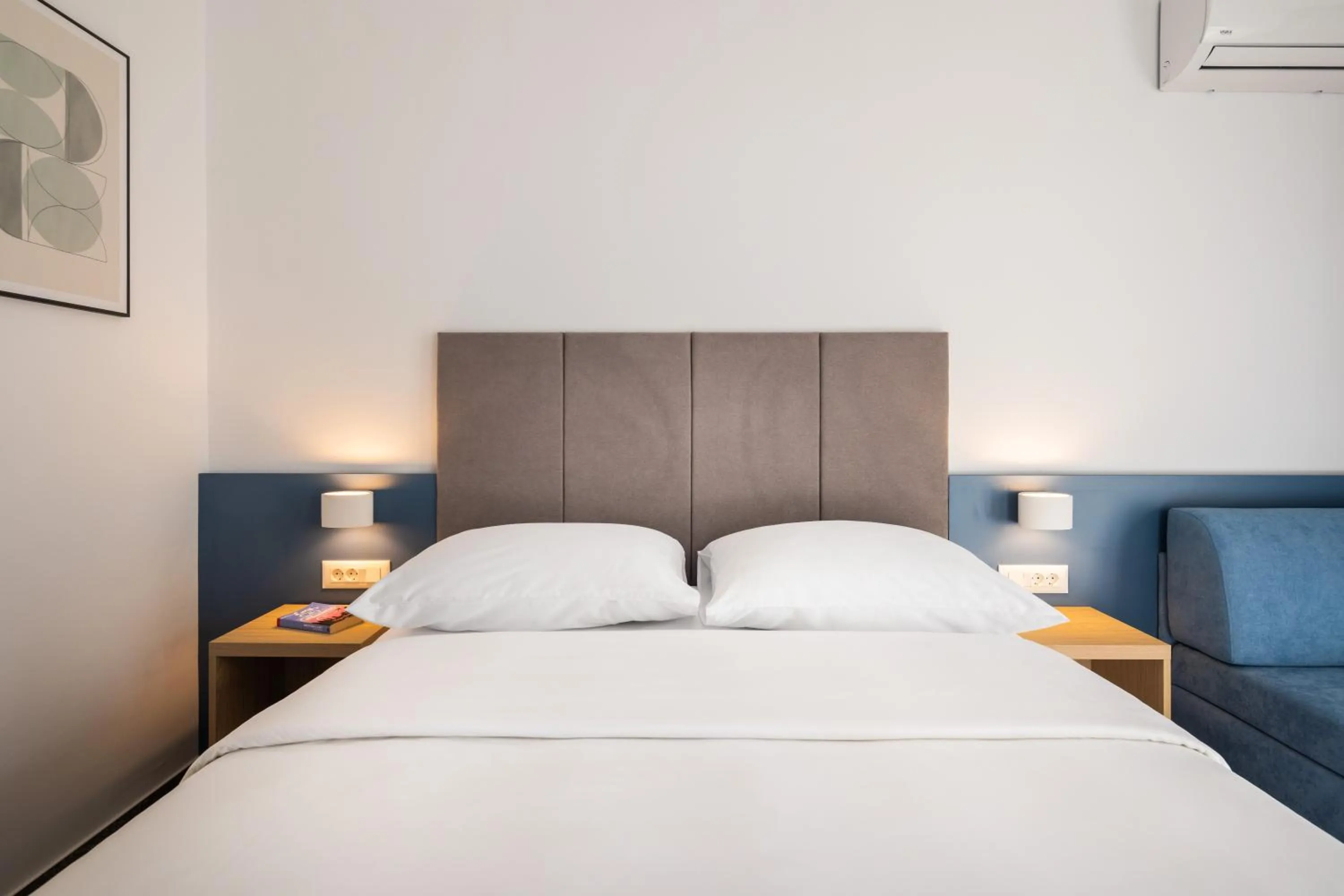 Bed in Hotel Alemaris