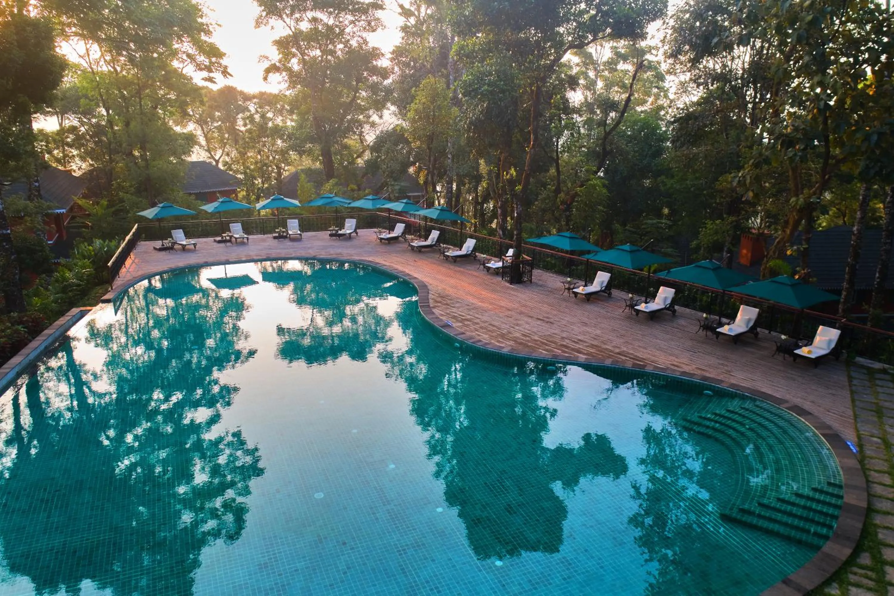 Swimming pool in Coorg Wilderness Resort & Spa