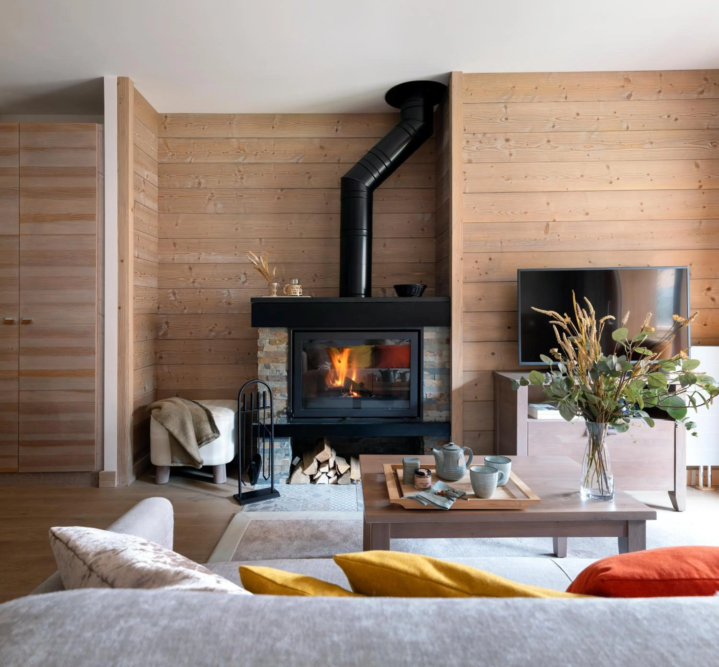 Living room in Résidence Pierre & Vacances Premium L'Hévana