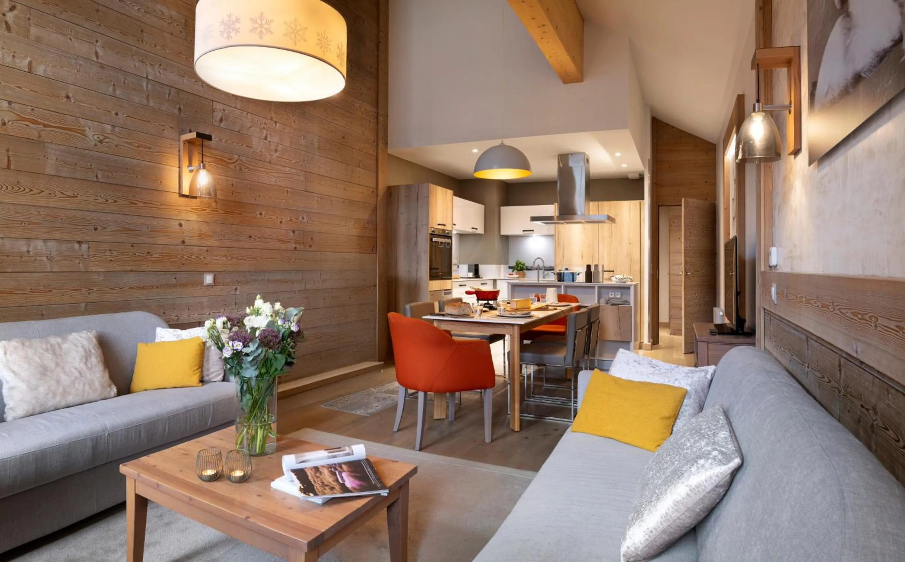 Kitchen or kitchenette in Résidence Pierre & Vacances Premium L'Hévana