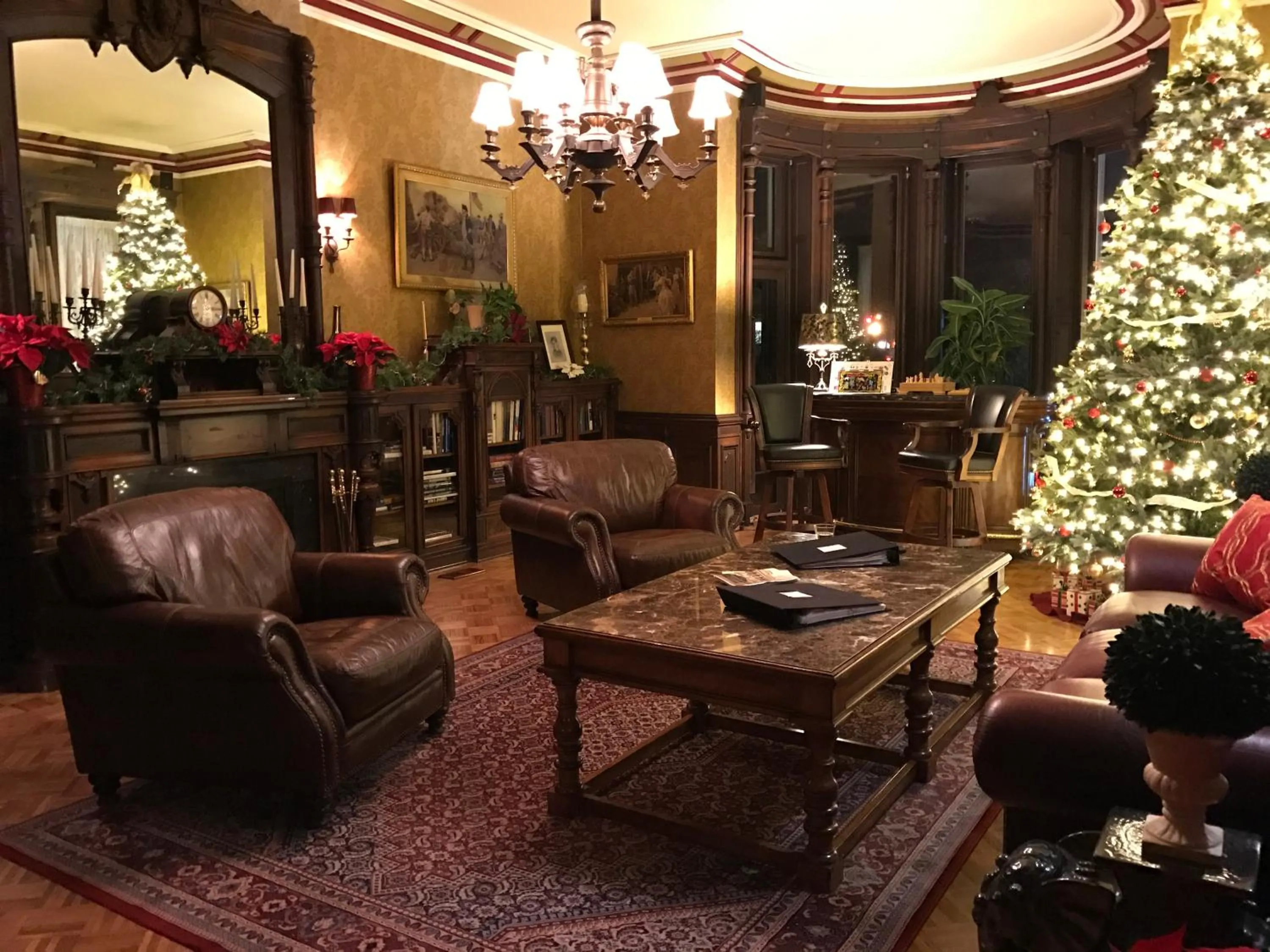 Library in Batcheller Mansion Inn