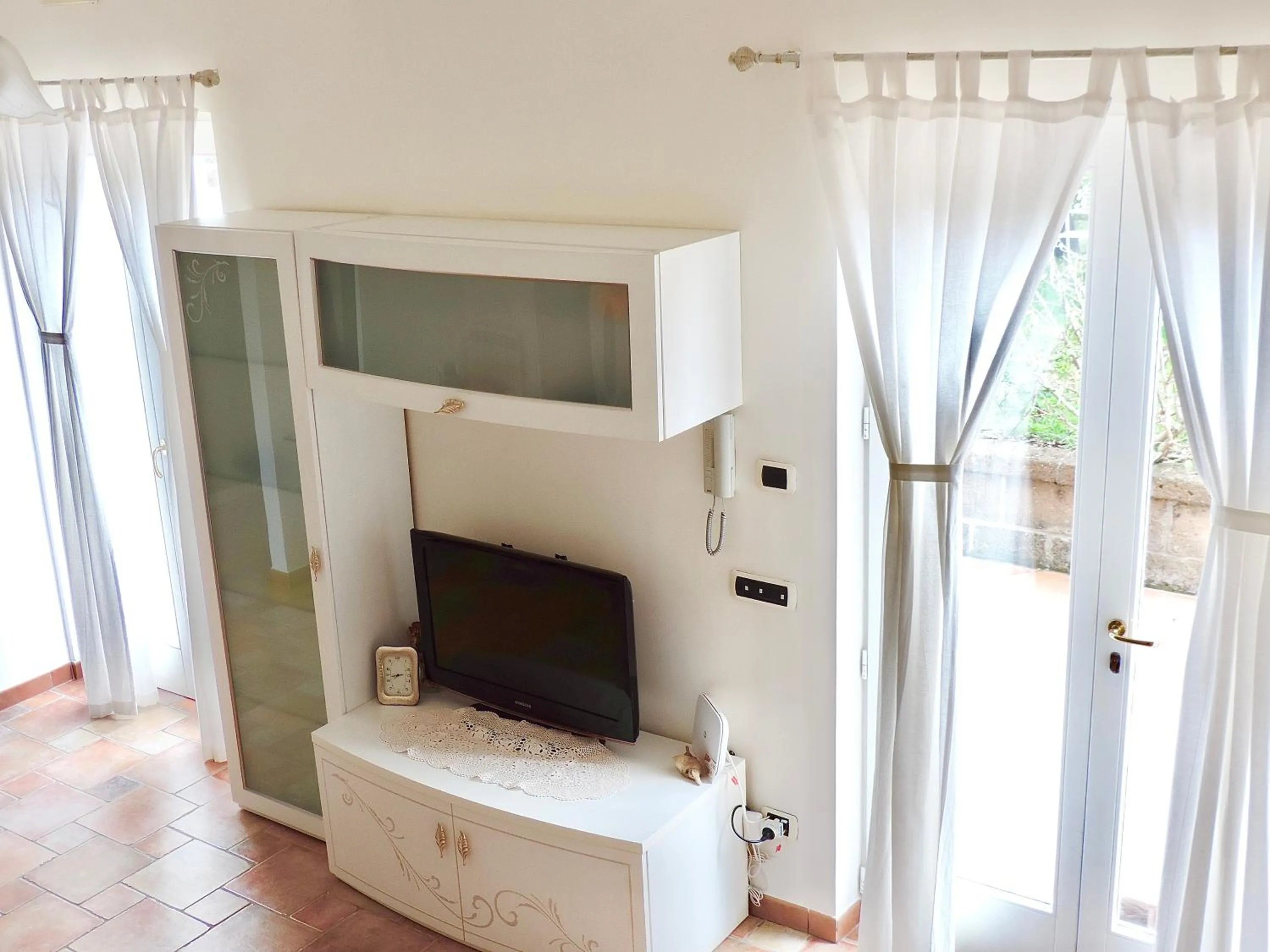 Living room, Bed in Baia della Serenità