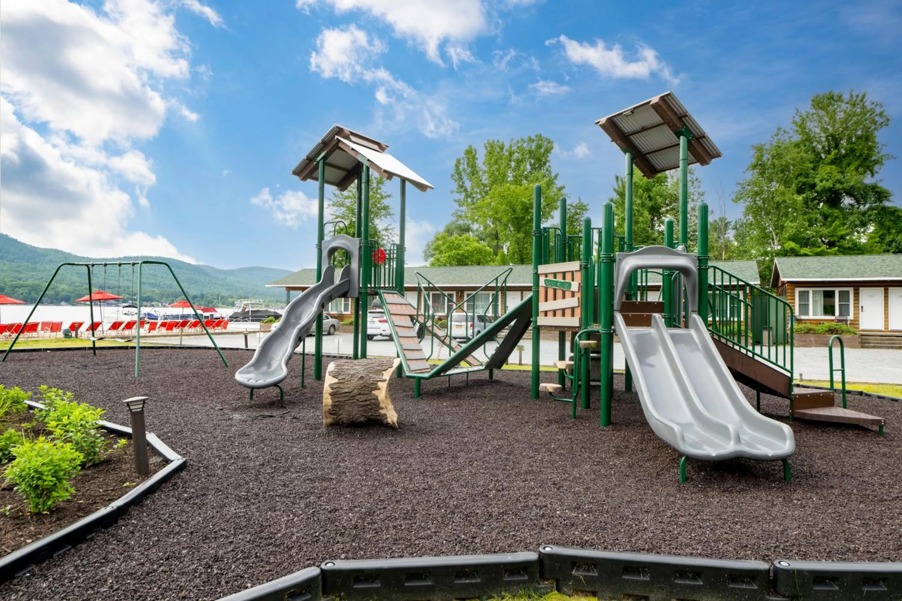 Children play ground in Scotty's Lakeside Resort