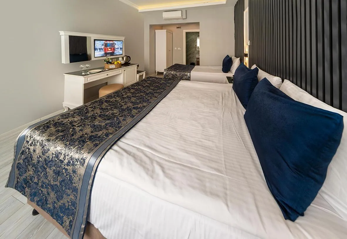 Photo of the whole room, Bed in Beyazit Palace Hotel