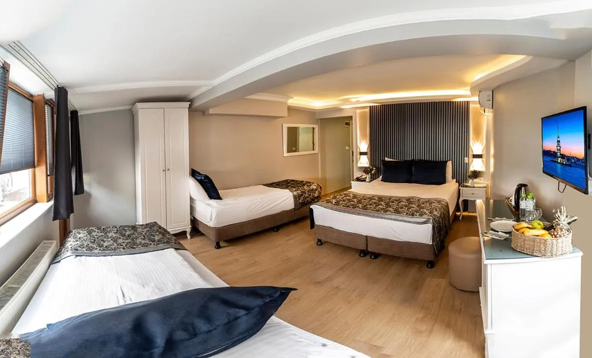 Photo of the whole room, Bed in Beyazit Palace Hotel